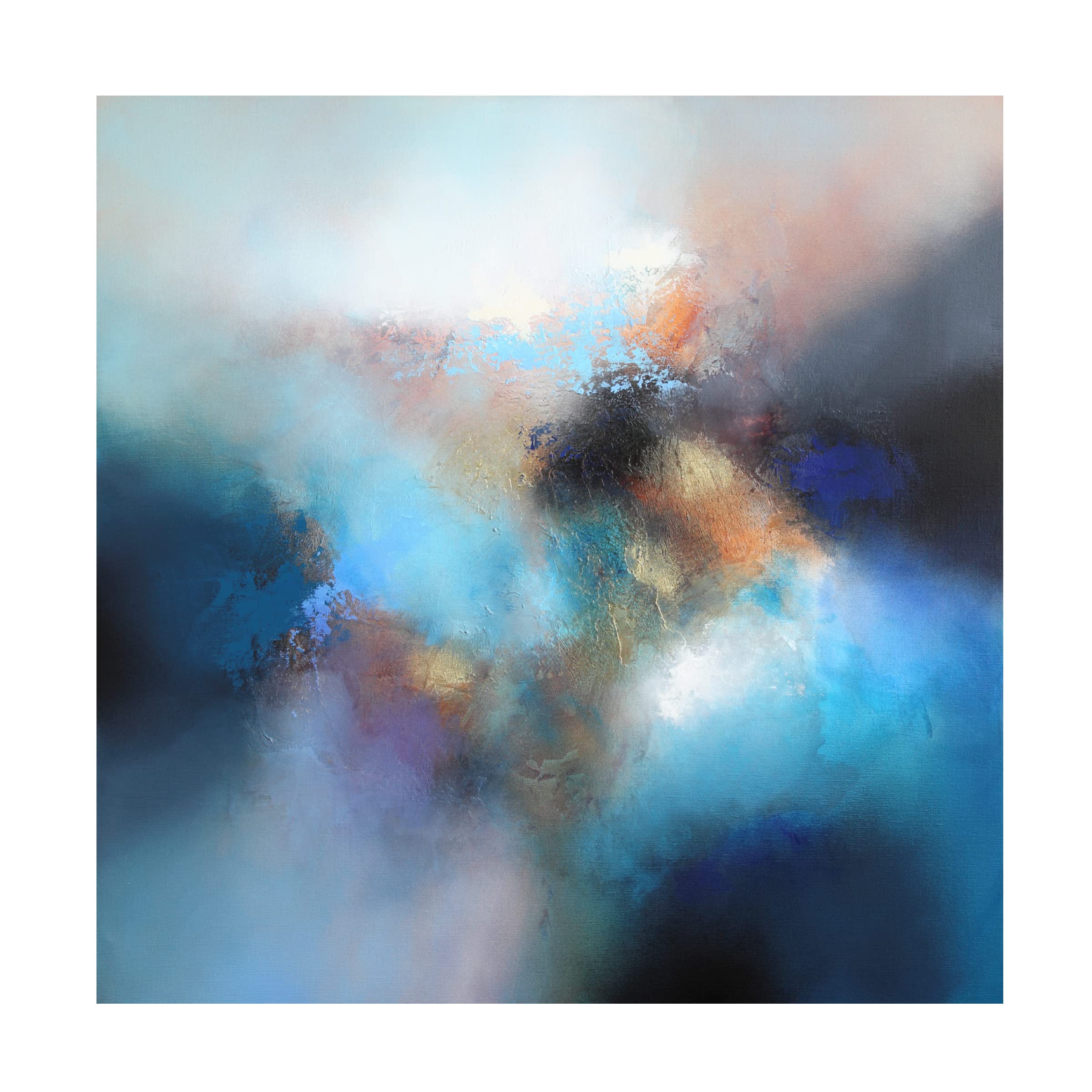 Trademark Fine Art 'Pacific' Canvas Wall Art by Eelco Maan - Ocean Wave Painting for Coastal Home Decor, Living Room & Office Wall Decor
