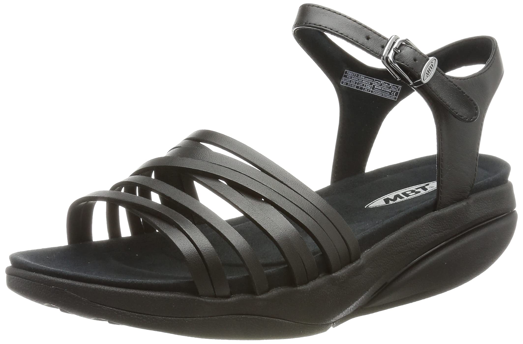 MBT Women's Kaweria Rocker Bottom Dress Sandals - Comfortable Walking Shoes for Everyday Wear, Work & Casual Outfits