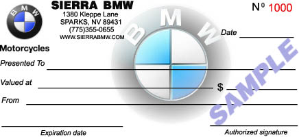 BMW Motorcycle Gift Card $25 - Perfect for Riders, Enthusiasts & Gifts - Use for Gear, Accessories & More