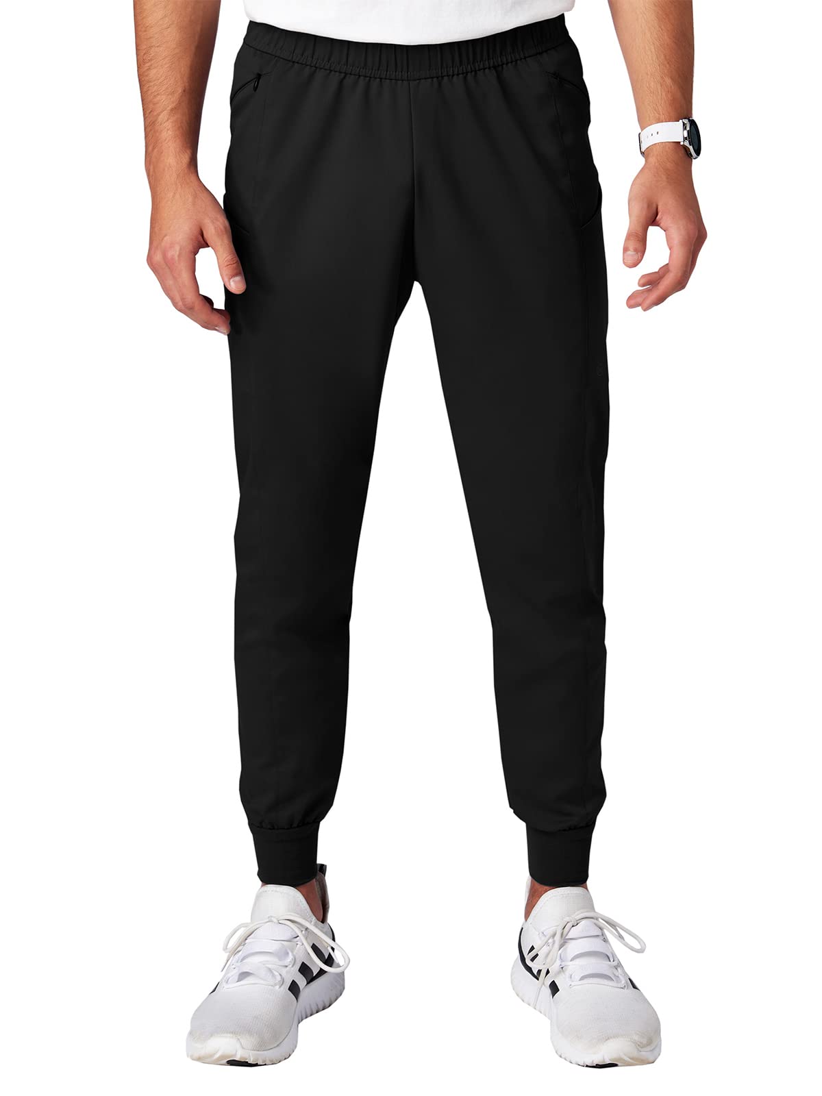 Meta Scrubs 15211 Men's Axis Jogger Scrub Pants - Black, Medium | Comfortable Medical Scrubs for Doctors, Nurses & Healthcare Professionals