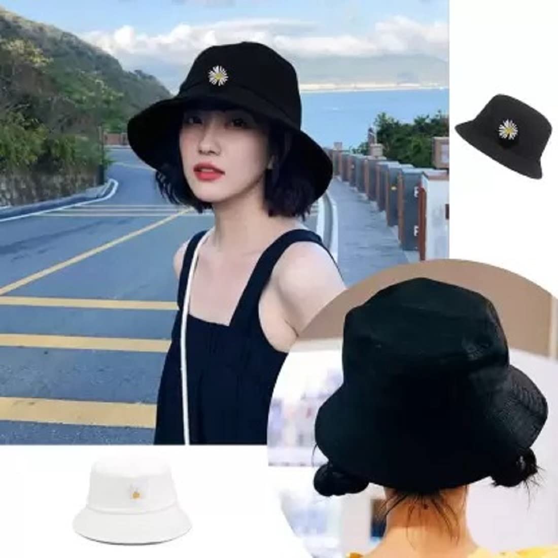 MINAR Bucket Hats 5-Pack - Adjustable & Breathable Sun Hats for Men Women - Perfect for Beach, Hiking, Fishing & Outdoor Activities