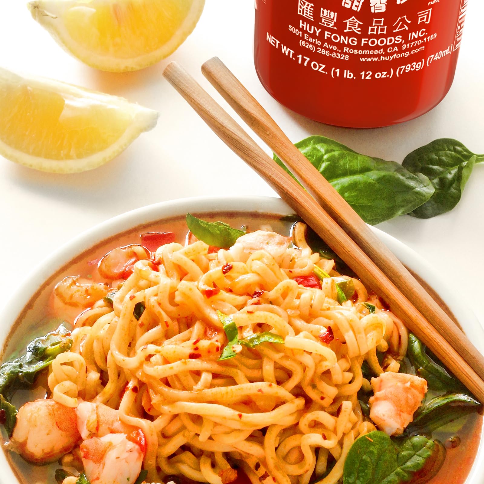 Huy Fong Sriracha Hot Chili Sauce, 28 oz - Original Flavor Spicy Sriracha for Asian Cuisine, Hot Dogs, Burgers, Tacos & More - Perfect for Cooking, Dipping & Seasoning