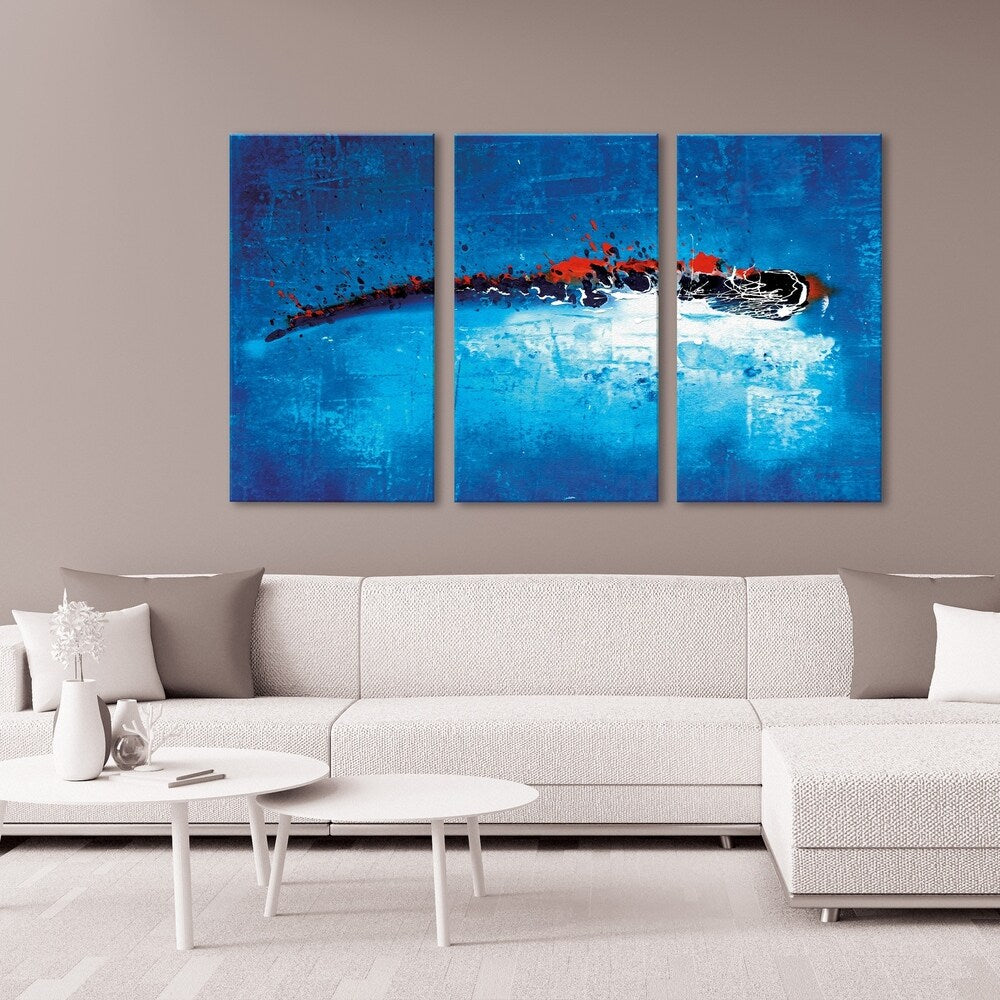 American Splash Floater Framed Printed Acrylic Wall Art - Modern Home Decor for Living Room, Bedroom & Office | Waterproof & UV Resistant