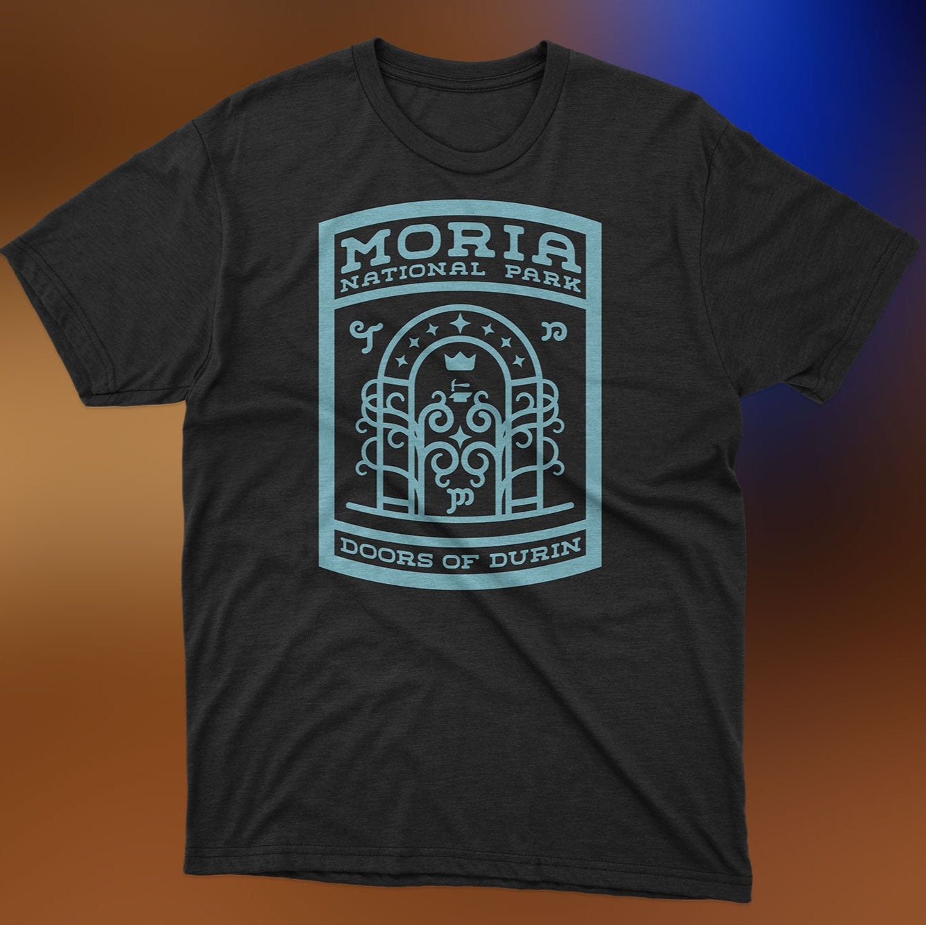 Durin's Door National Park T-Shirt - Vintage National Park Graphic Tee for Men & Women - Perfect for Hiking, Camping & Outdoor Adventures