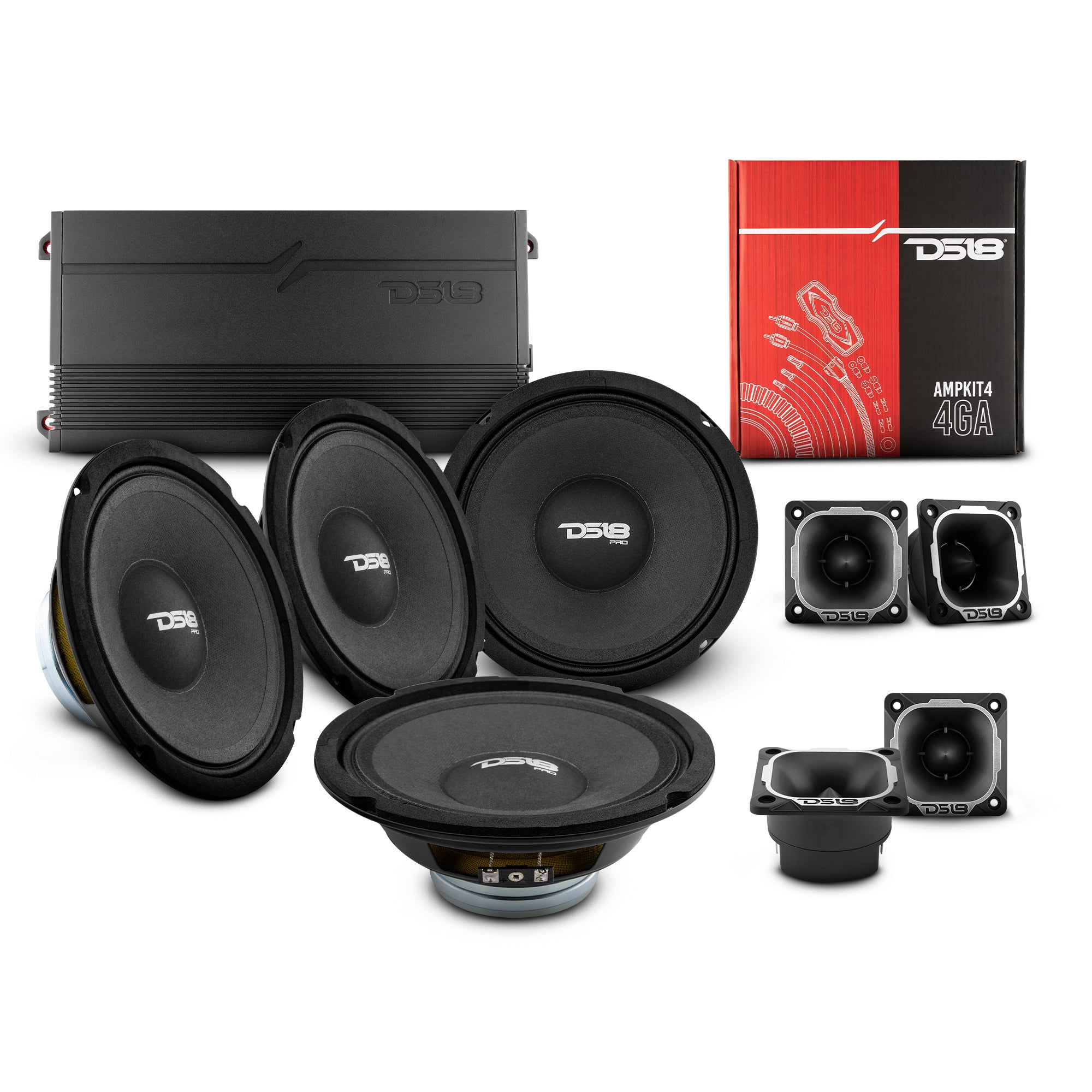 Stage2 Pro Audio Neo Midrange Speaker Package - High Performance Midrange Drivers for Car Audio & Home Theater Systems - Perfect for Audiophiles & Sound Enthusiasts