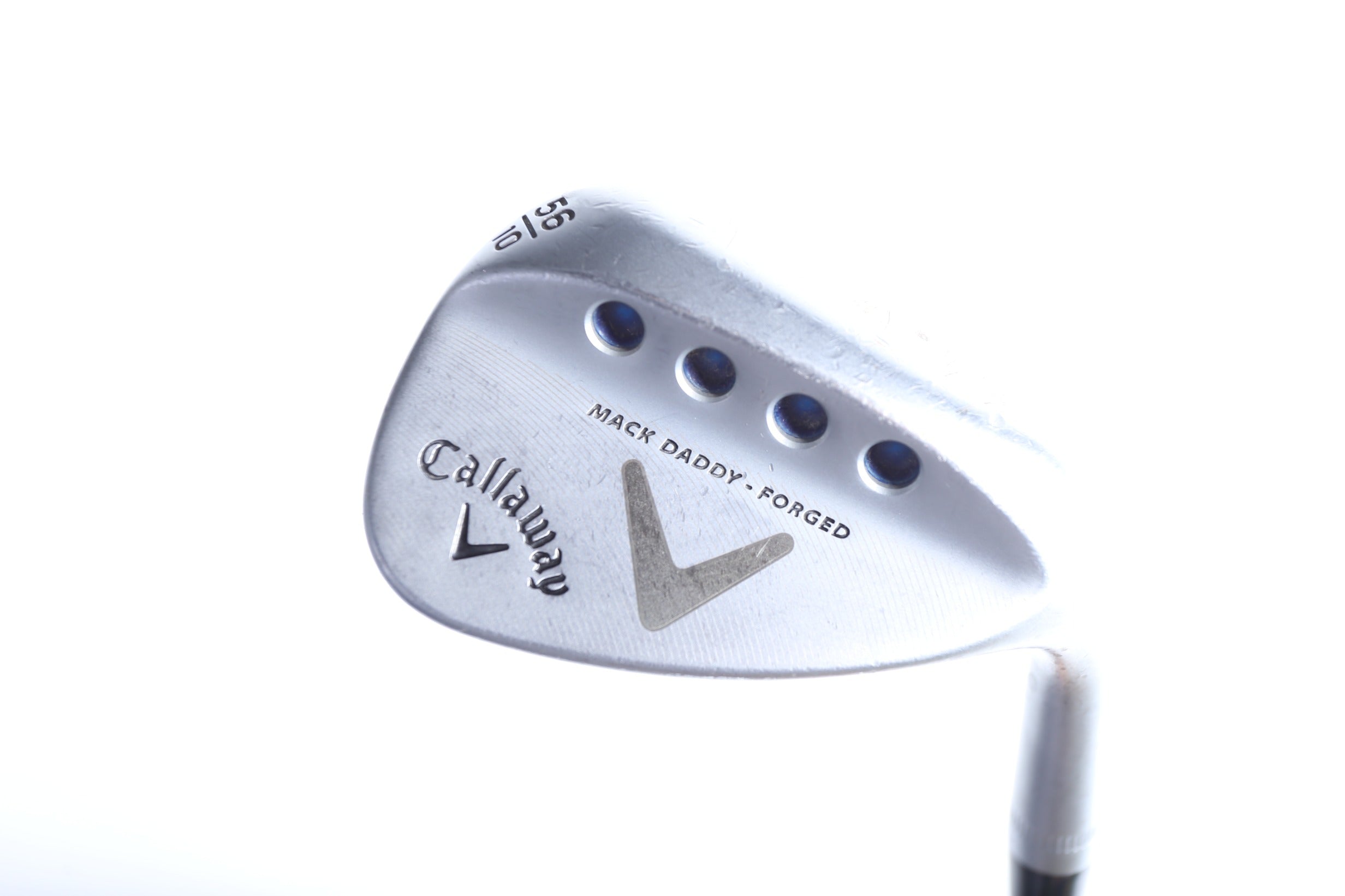 Used Callaway Mack Daddy Forged Satin Chrome Sand Wedge 56° - Right Handed Stiff Flex Golf Club for Men - Perfect for Bunker Shots & Short Game Improvement