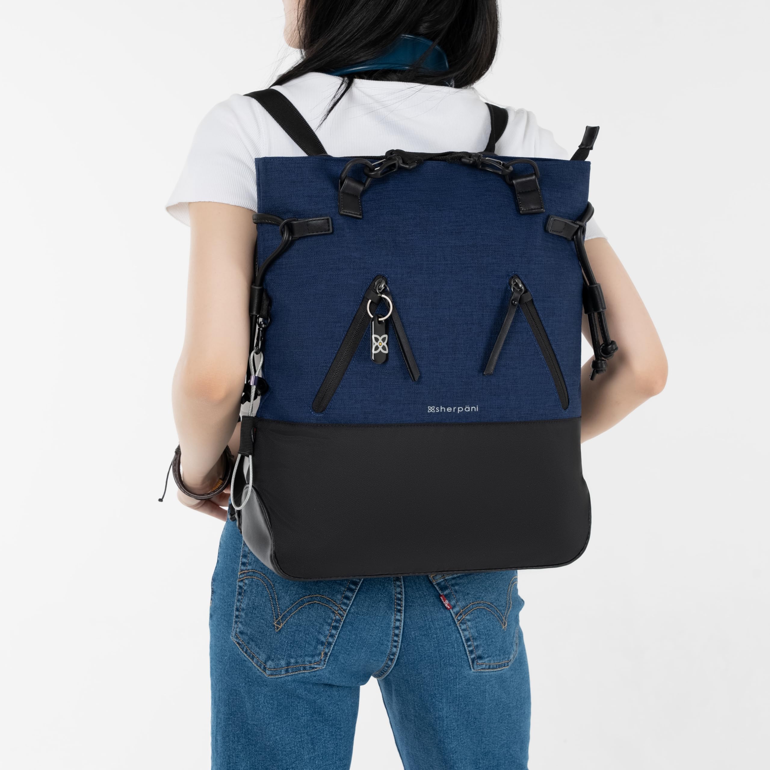 Sherpani Tempest Anti-Theft Travel Backpack for Women - Water-Resistant Teacher Tote Bag with Laptop Compartment (Fits 15 Inch Laptop) - Perfect for Commuting, Work, School & Travel Accessories