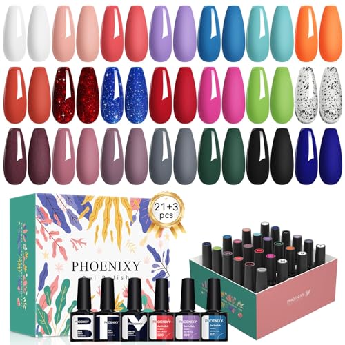 24PCS Purple Blue Dark Shades Series