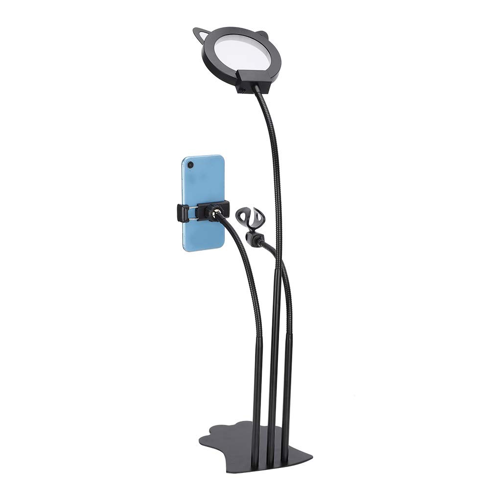 5in Folding LED Light for Live Streaming, Tattoo, Makeup & Nail Art - Adjustable Brightness, Portable Design - Perfect for Home Studio, Beauty Salon & Gift Giving