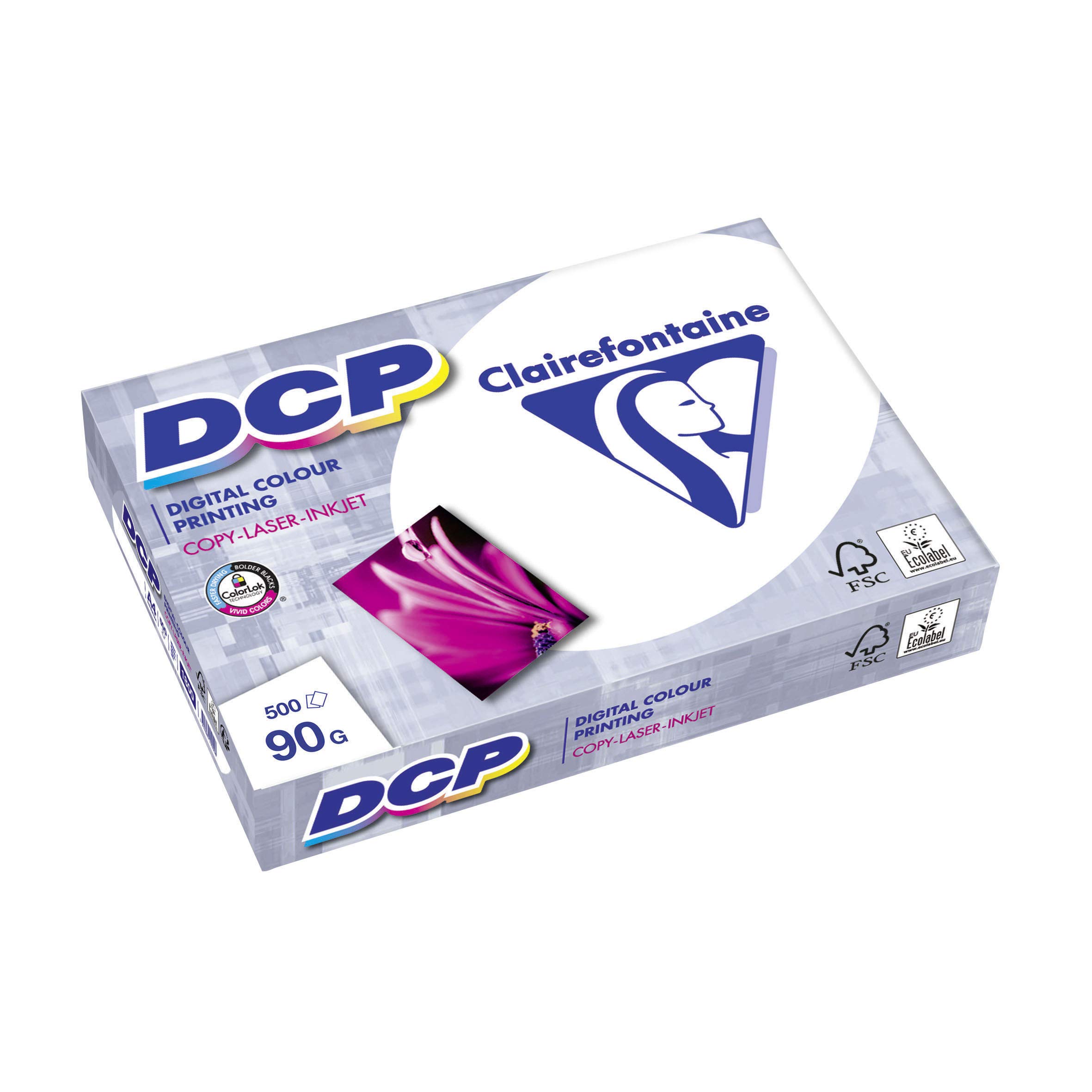 Claire Fontaine Premium A4 Printer Paper - 500 Sheets, 3.2 oz/yd², 0.03 inches Thick, Bright White - Ideal for Office Documents, School Projects & Home Printing (DCP, pcf1833)