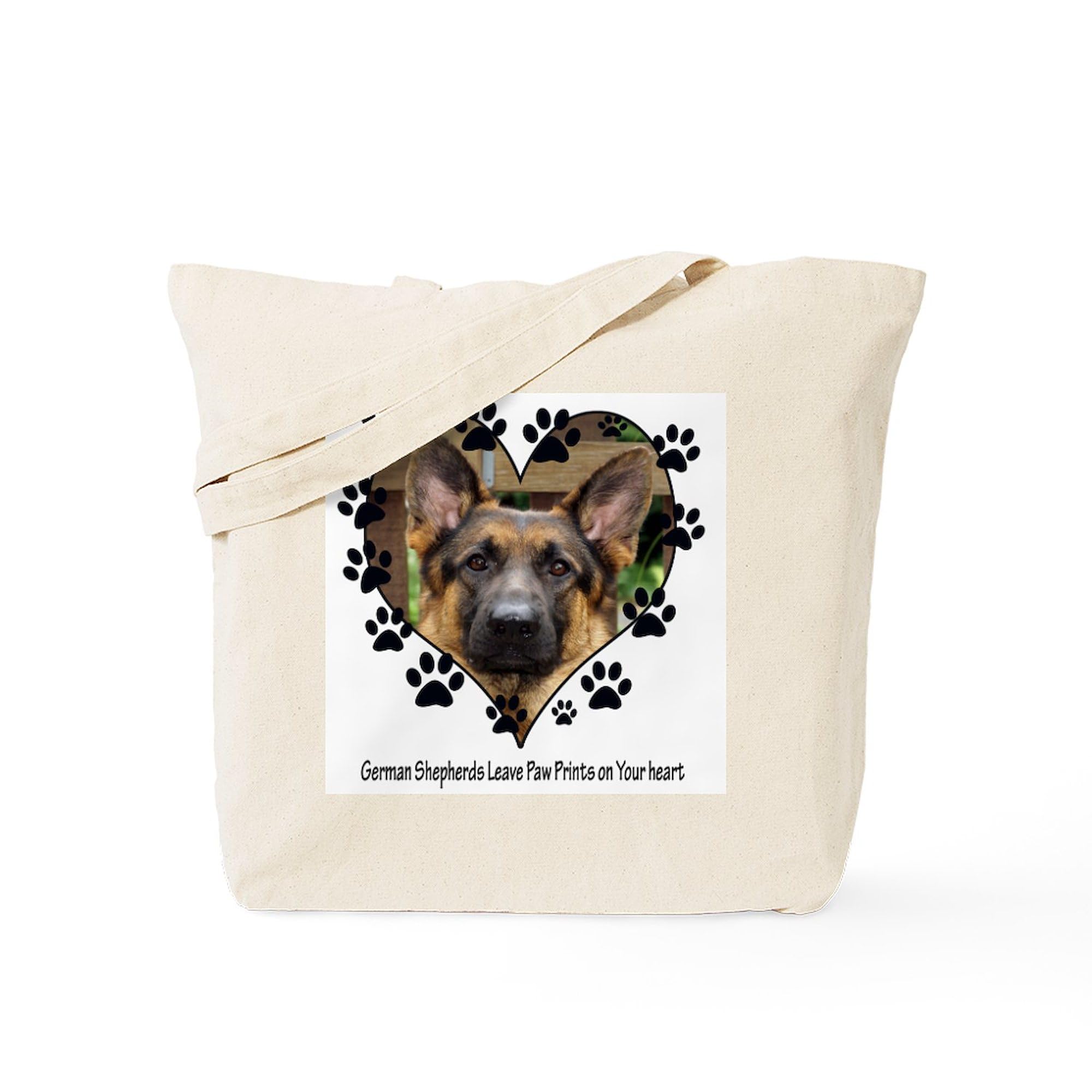 German Shepherd Dog Lover Tote Bag - Eco-Friendly Reusable Canvas Shopping Bag for Groceries, Beach & Daily Use | Perfect Gift for Pet Owners