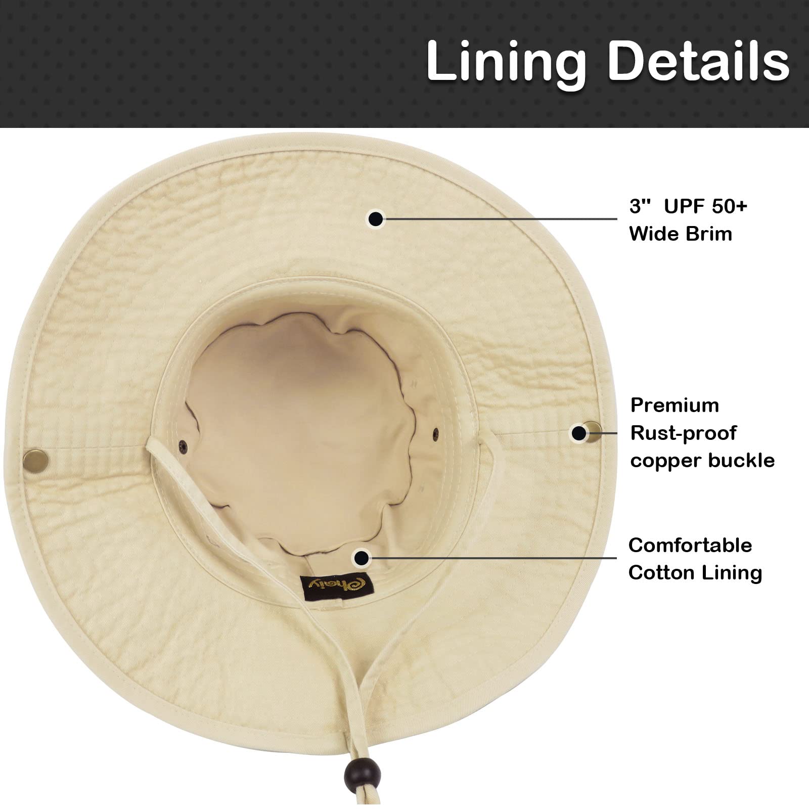UV Protection Bucket Hat with Wide Brim - Sun Hat for Men & Women - Perfect for Fishing, Hiking, Safari & Outdoor Activities