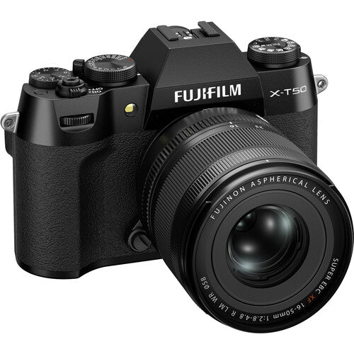 FUJIFILM X-T50 Mirrorless Digital Camera with XF16-50mmF2.8-4.8 R LM WR Lens Kit (Black) - Perfect for Travel Photography, Vlogging & Street Shooting