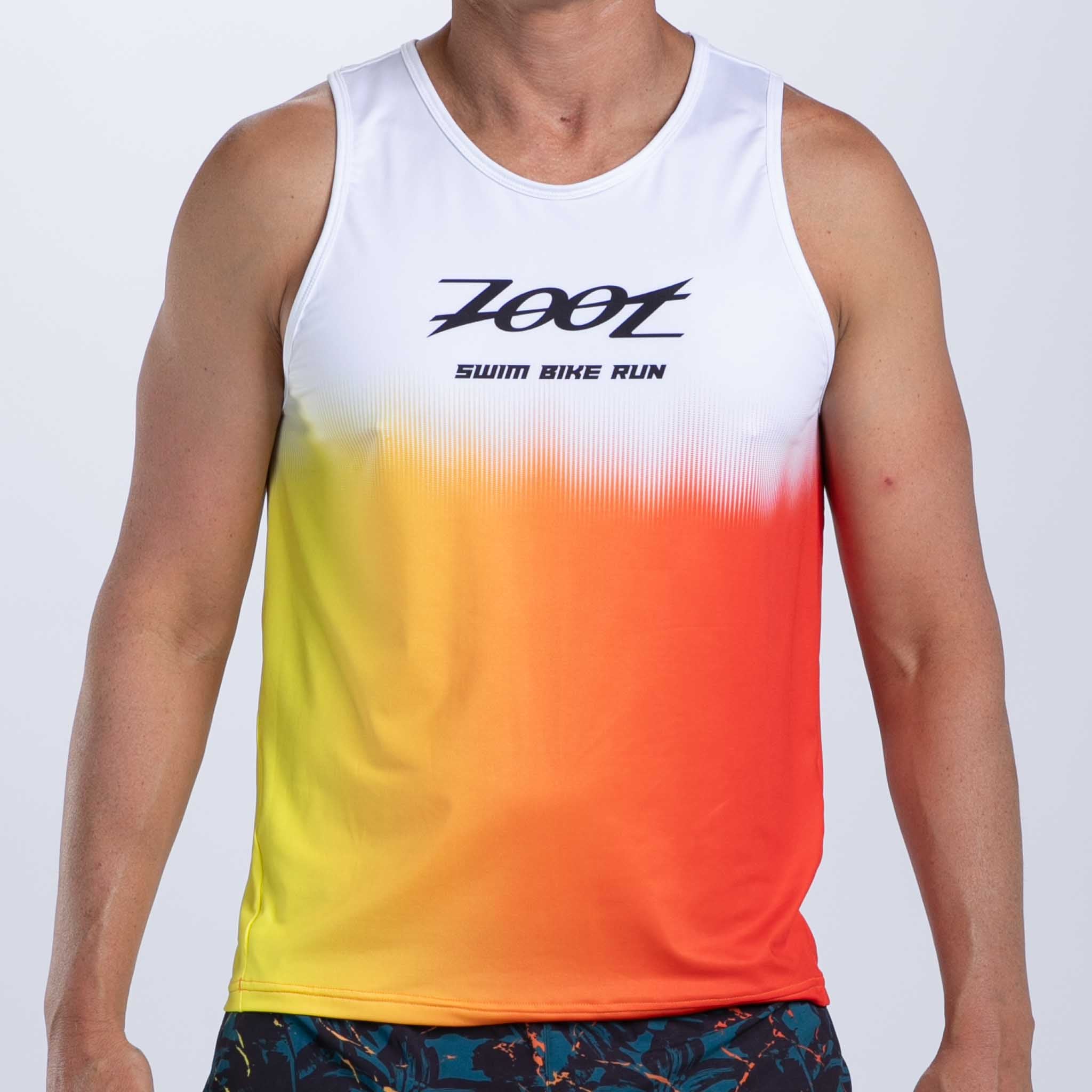 Men's Limited Edition Running Singlet - Koa Print | Lightweight & Breathable Performance Shirt for Jogging, Gym & Outdoor Sports