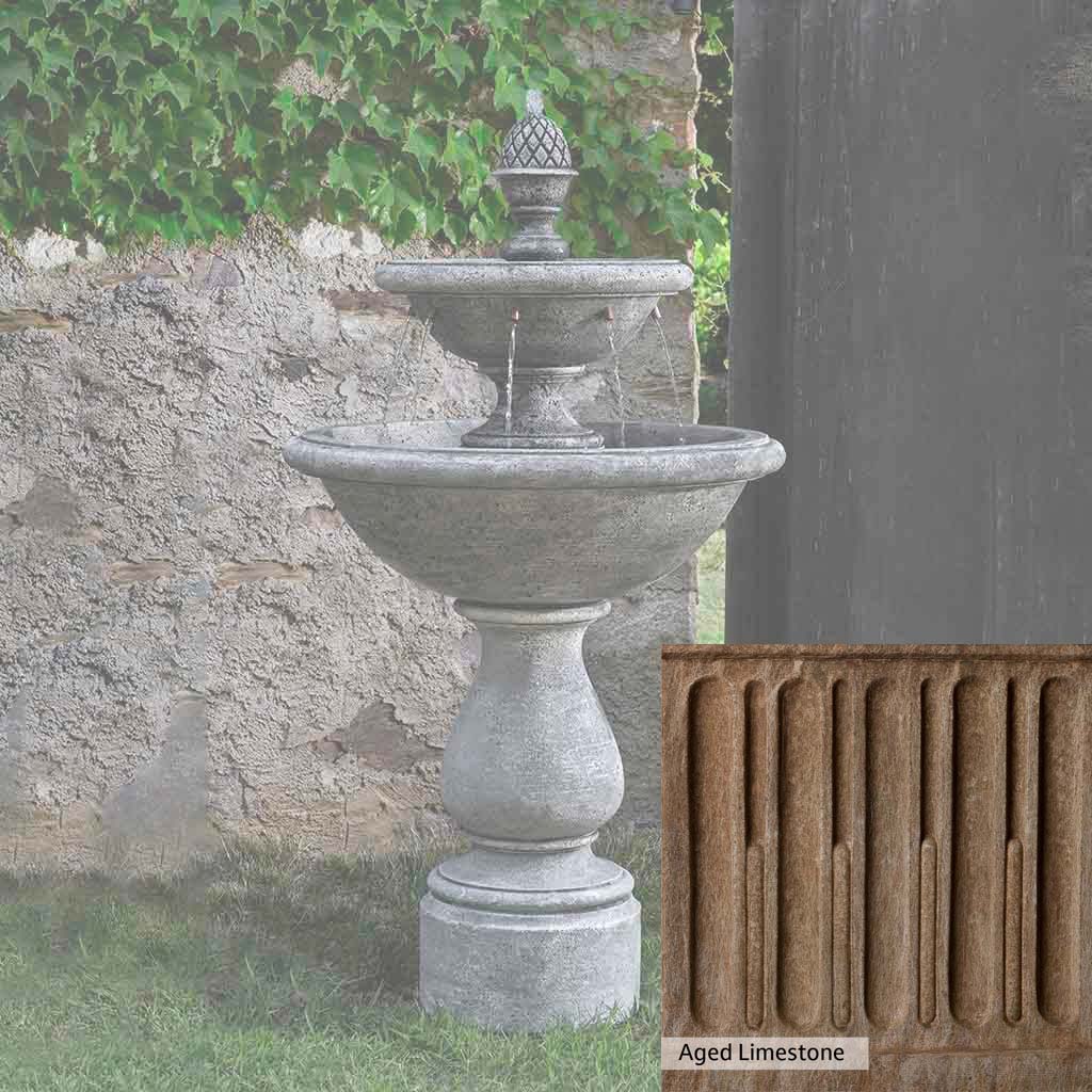 Campania International Charente Fountain - Classic Outdoor Garden Water Fountain for Patio, Yard & Landscaping | Perfect for Backyard Decor, Zen Meditation & Relaxation