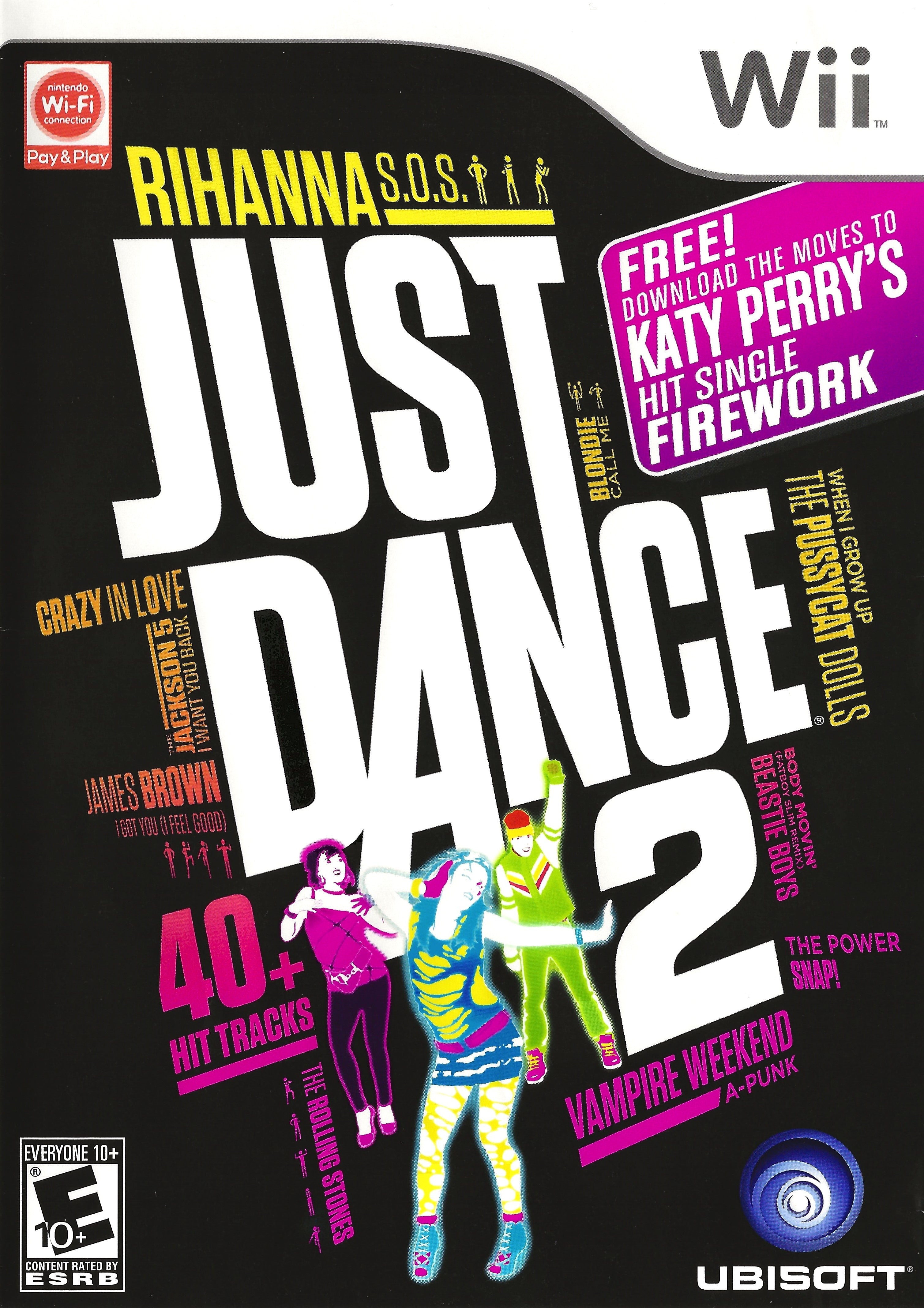 Used Just Dance 2 Wii Video Game - Fun Dance Party Game for Kids & Adults - Perfect for Family Game Nights & Fitness Workouts