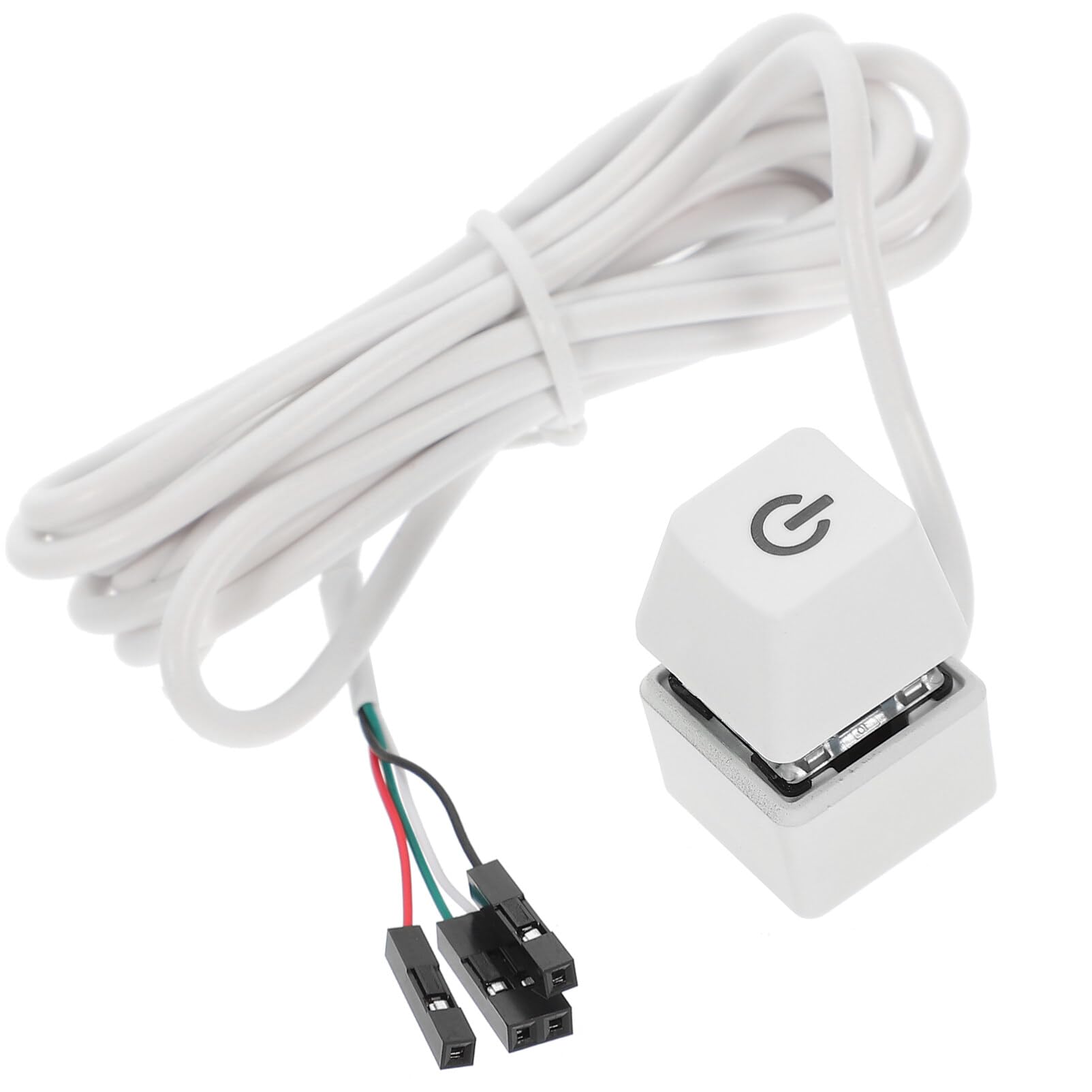 iplusmile External Desktop Computer Power Button Cable - PC Case Power Switch for Gaming, Office & Internet Cafe Use - Durable Power Supply Cable for Easy PC Control