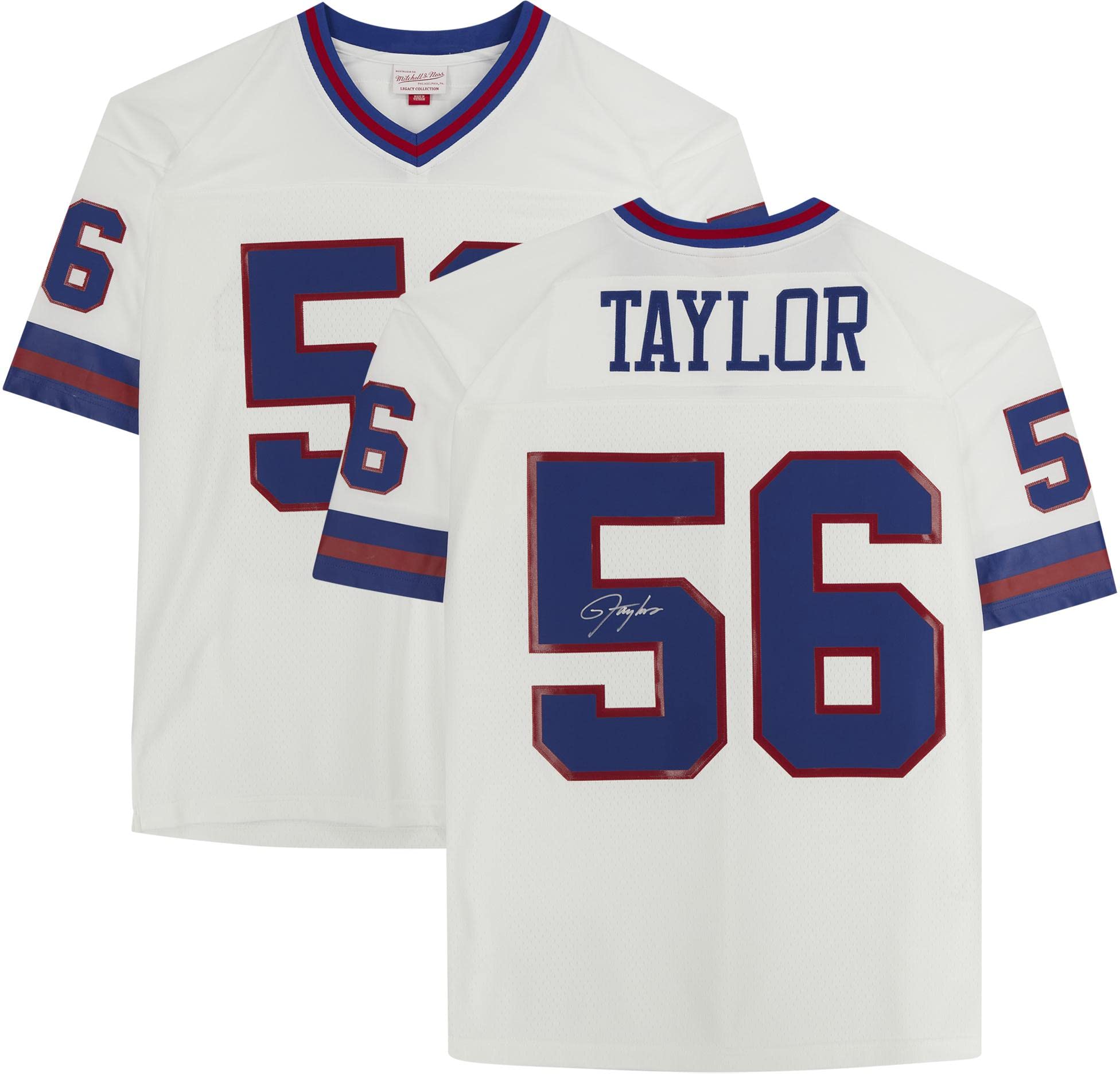 Authentic Lawrence Taylor New York Giants Signed Mitchell & Ness Replica Jersey - Officially Licensed NFL Memorabilia for Collectors & Fans - Perfect for Game Day, Man Cave Decor & Sports Gift Giving