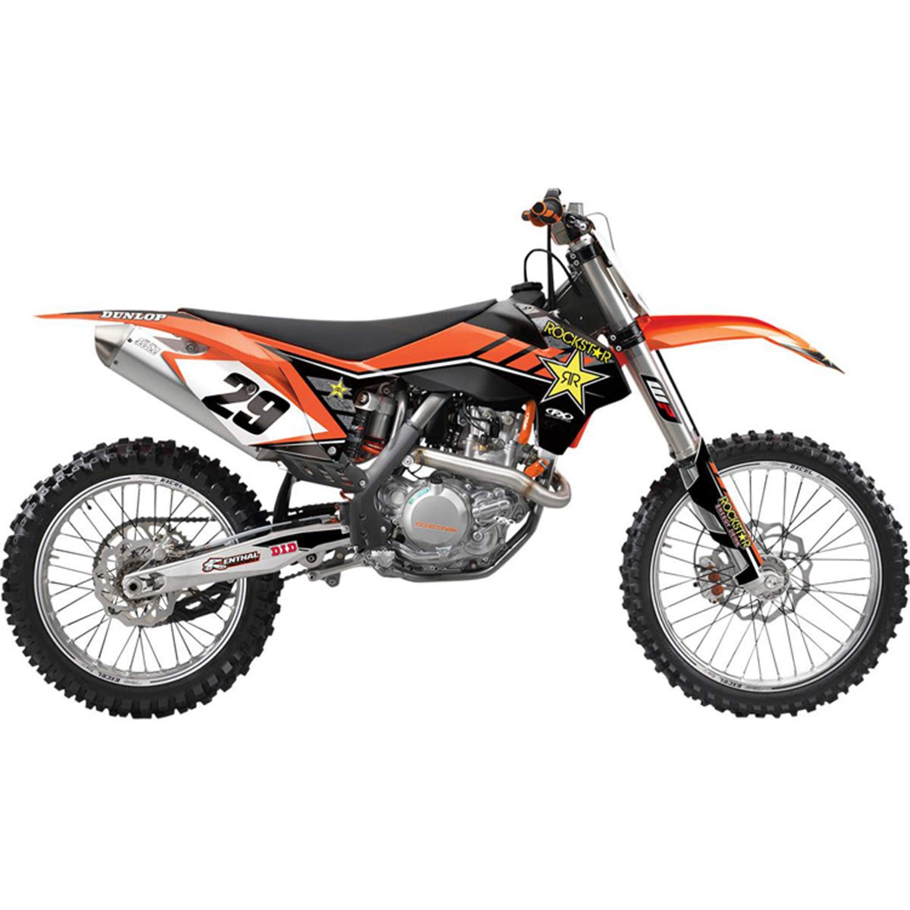 2015-2016 KTM 300 XC Rockstar Energy Graphics Kit - Dirt Bike Decal Sticker Set for Motocross & Off-Road Racing