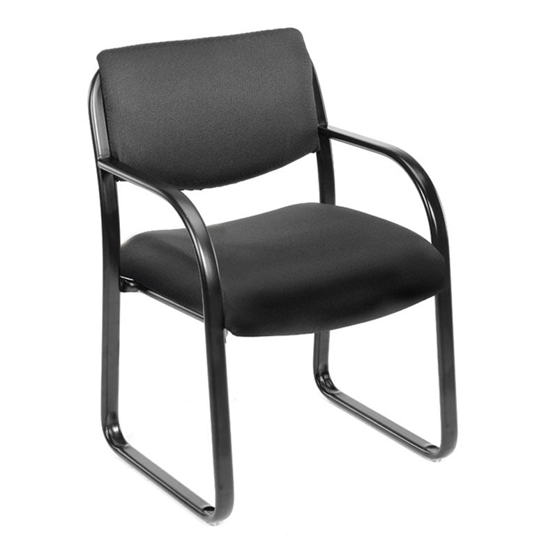 Boss Fabric Guest Chair B9521 - Modern Office Chair for Reception, Conference & Waiting Room - Comfortable & Durable Guest Seating Solution