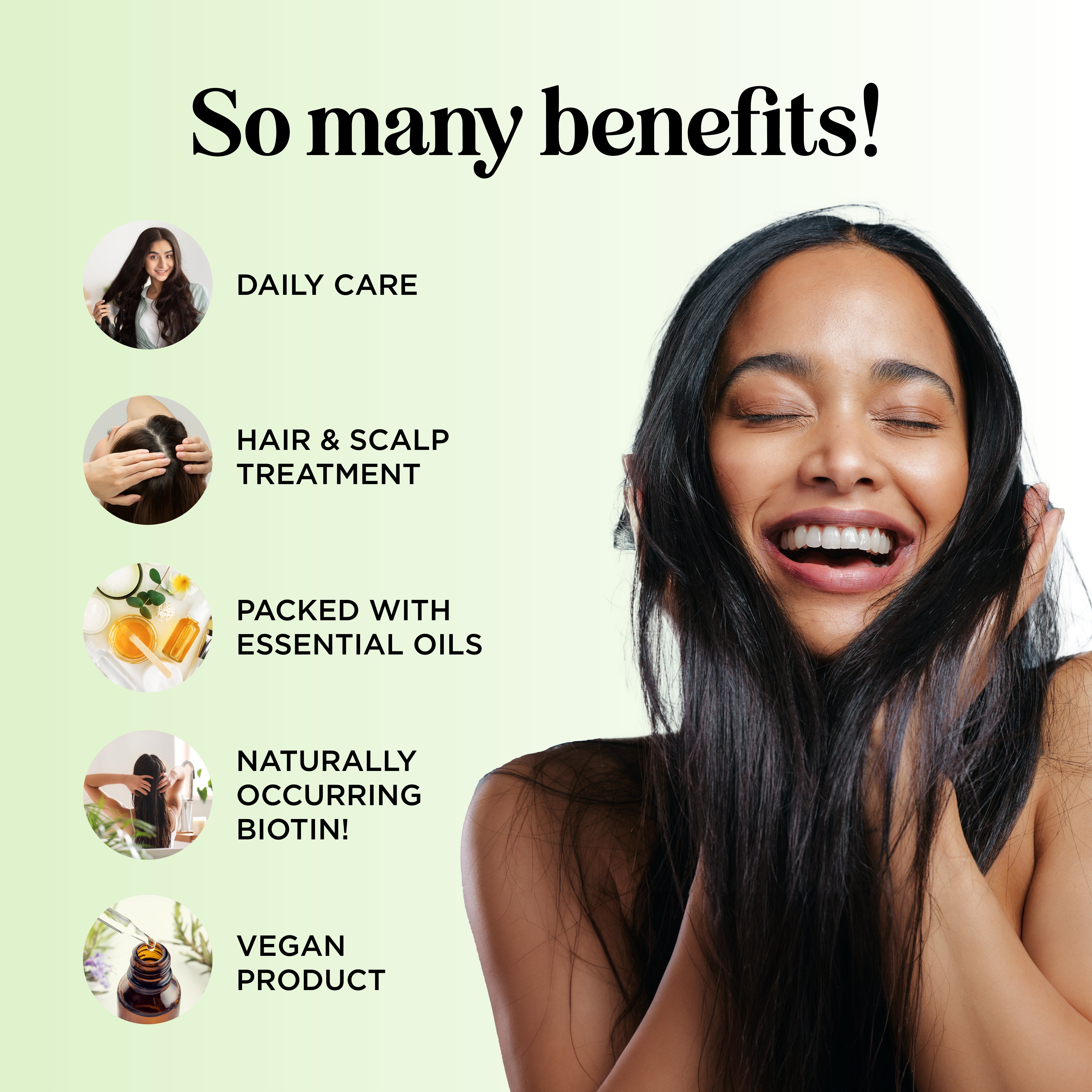 BOOST Rosemary Hair Oil for Hair Growth & Thickness - Natural Scalp Treatment for Dry, Damaged Hair - Perfect for Daily Use & Styling