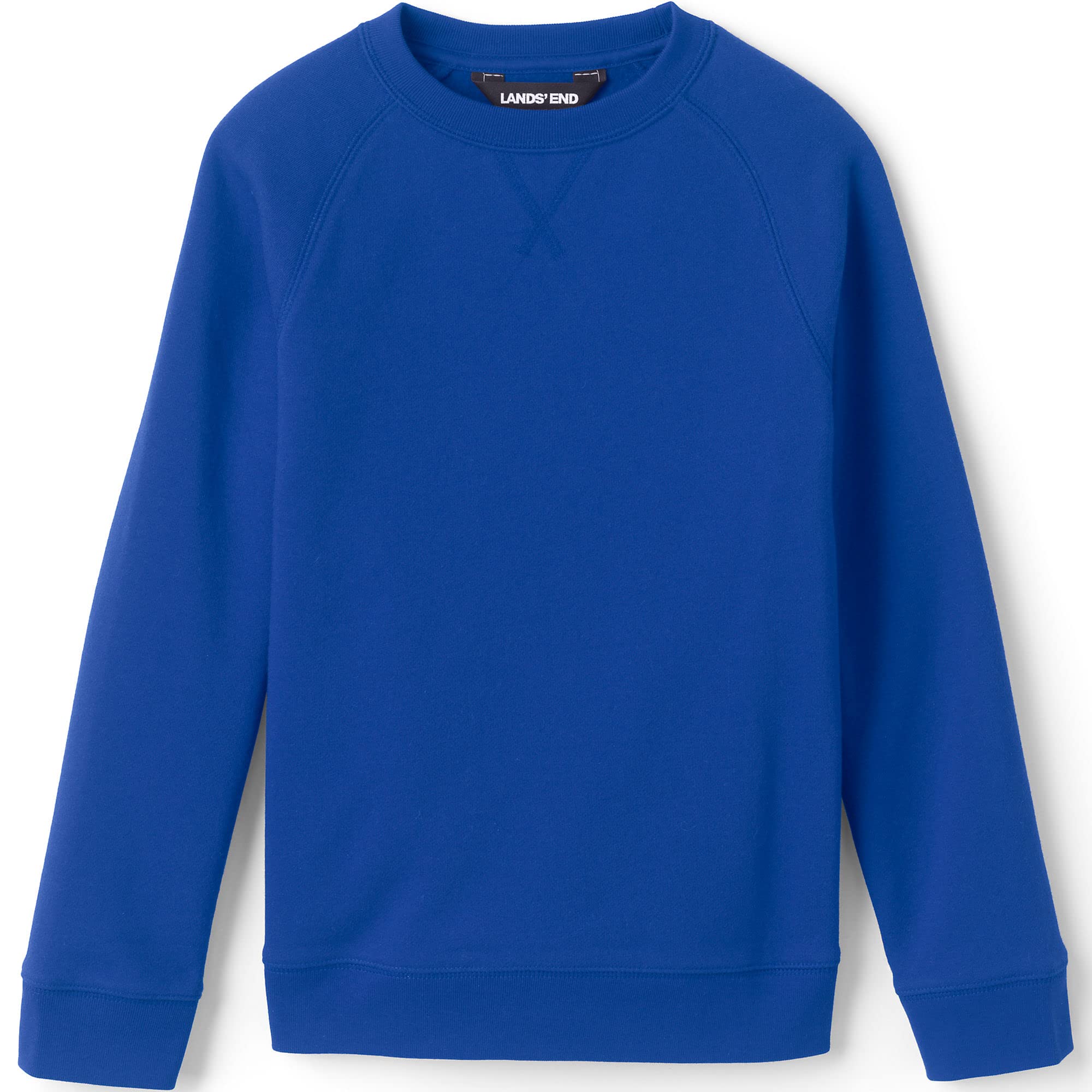 Lands' End Kids Crew Sweatshirt - Comfortable School Uniform for Boys & Girls | Perfect for Classroom, Playground & Everyday Wear