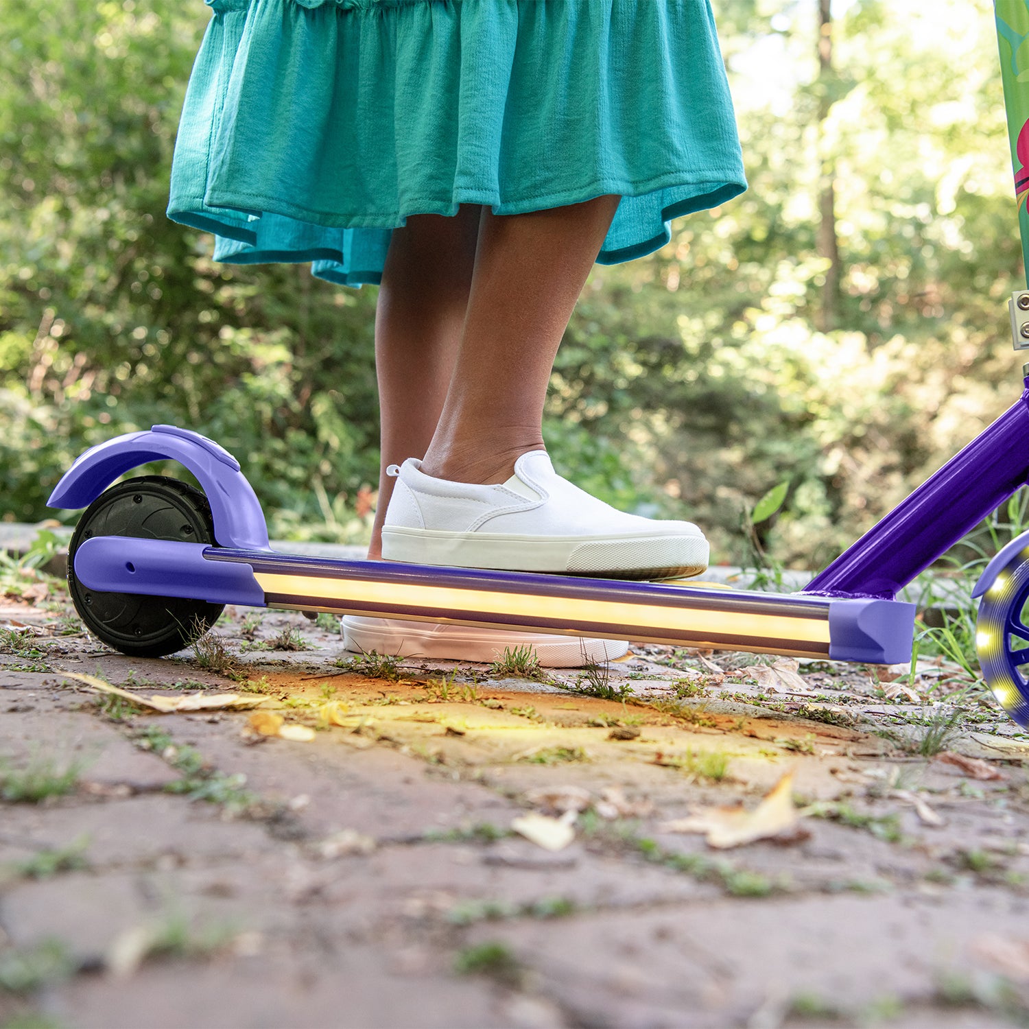 Disney Encanto Kids' Electric Scooter - 3 Wheel LED Light Up Scooter for Ages 5-12 | Perfect for Outdoor Play, Birthday Gifts & Family Fun Activities