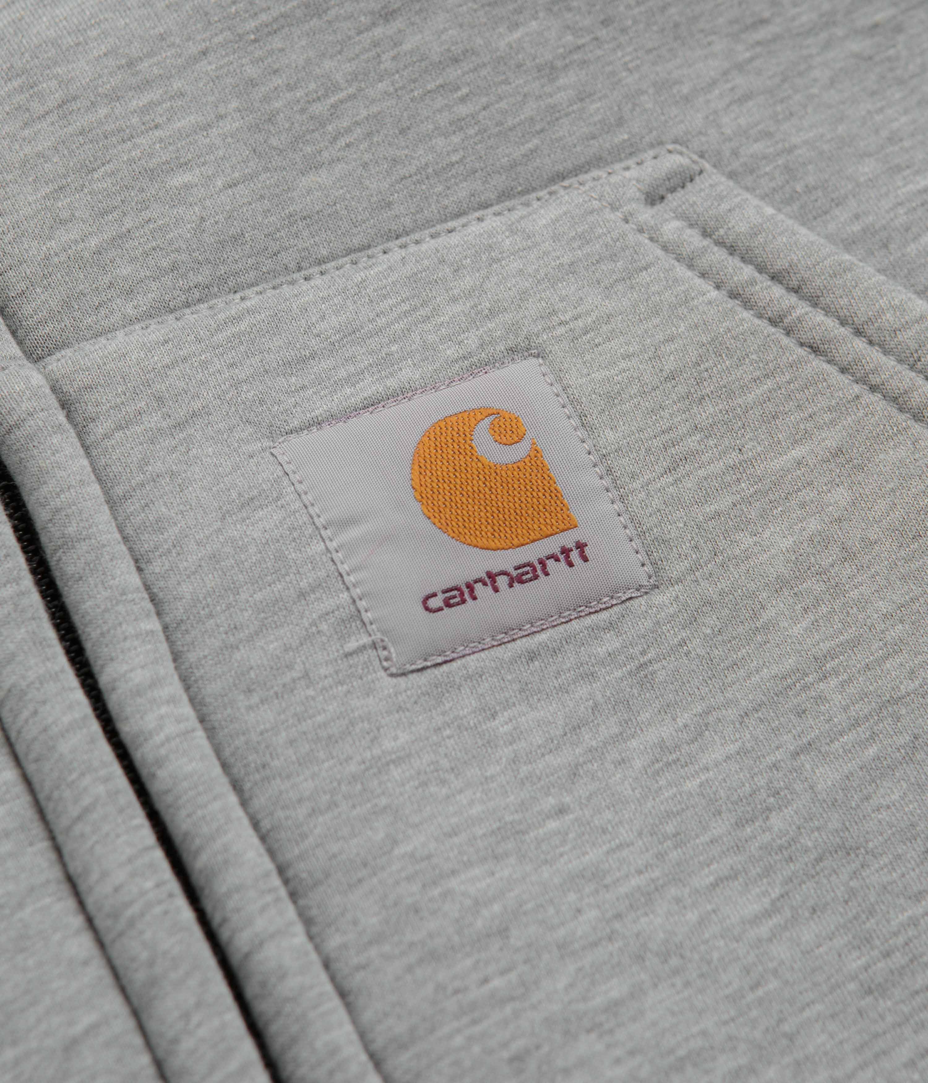 Carhartt Car Lux Hooded Jacket for Men & Women - Grey Heather / Grey - Warm & Durable Winter Coat for Outdoor Work & Casual Wear