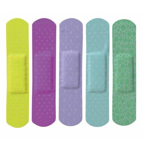 Curad Neon Adhesive Bandages - 1200 Count Assorted Bright Colors | Waterproof Wound Protection for Kids & Adults | First Aid for Cuts, Scrapes & Minor Injuries | Home, School & Travel First Aid Kit Essential
