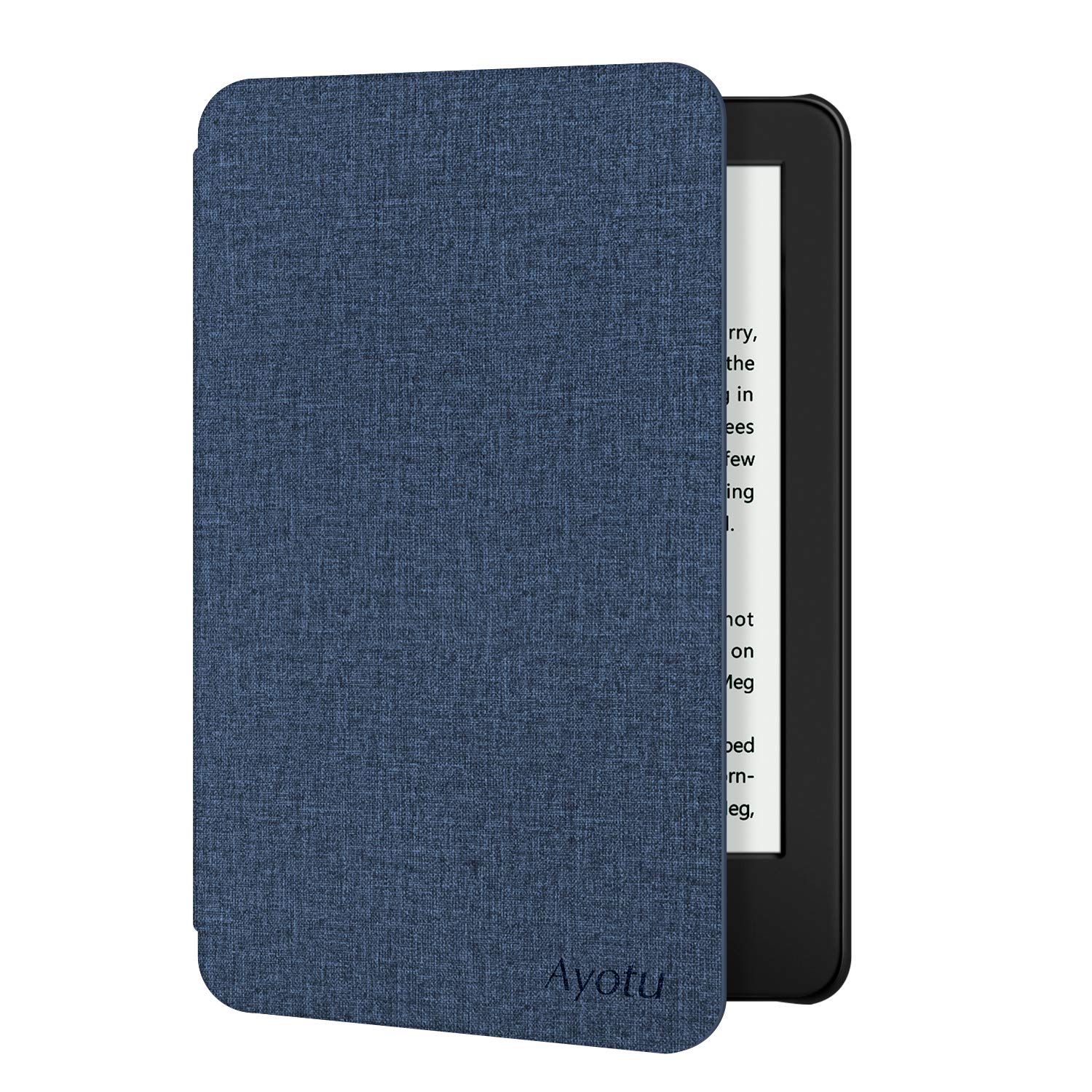Ayotu Protective Case for Kindle 10th Generation (2019 Model) - Slim Durable Cover with Auto Wake/Sleep Function, Compatible with Amazon Kindle 2019 Only (Not for Kindle Paperwhite/Oasis/2022), Dark Blue - Perfect for Reading, Travel & Daily Use