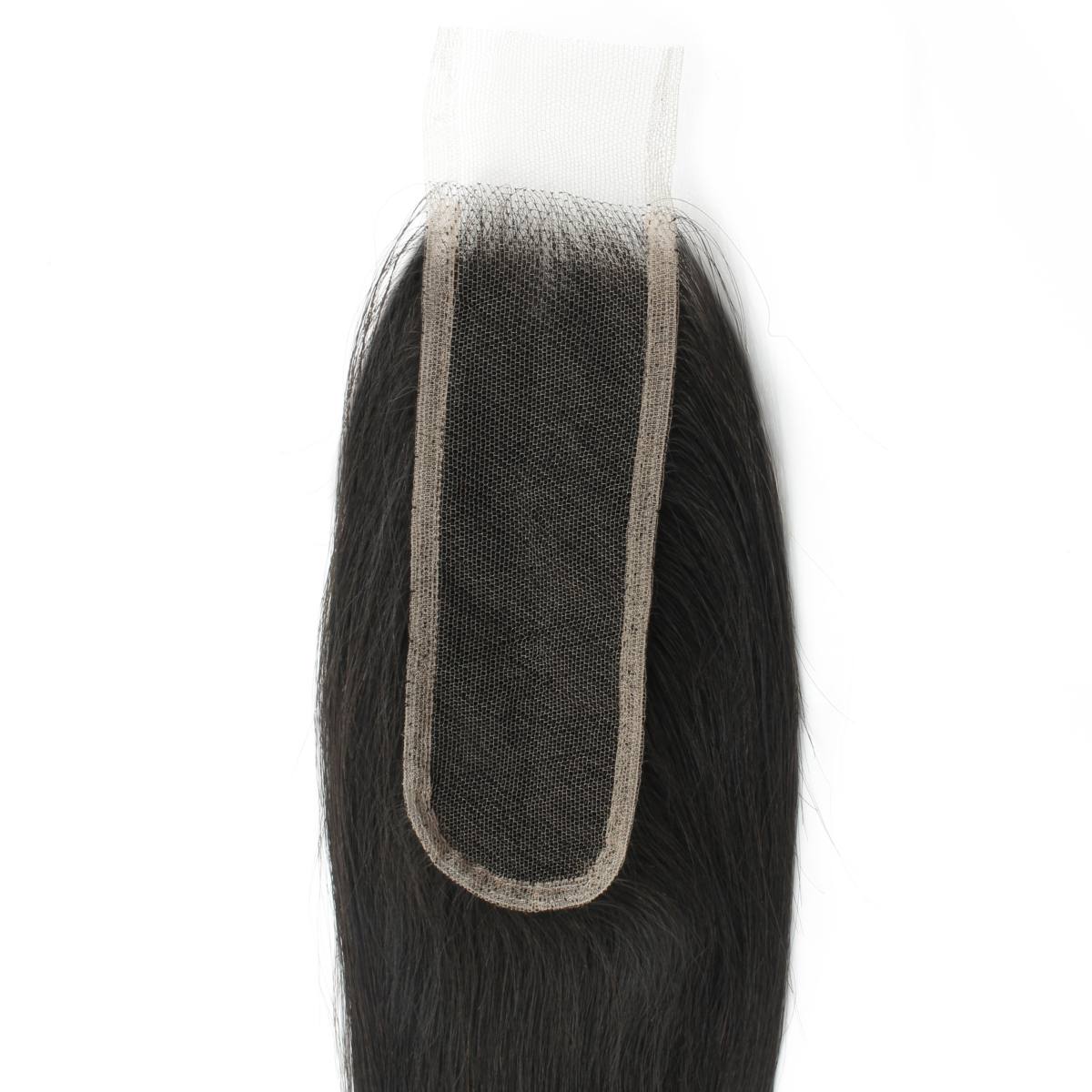 Brazilian Silky Straight 2x6 HD Lace Human Hair Closure - 100% Remy Human Hair Weft for Natural Look | Perfect for Sew-in, Glueless & Quick Weave Hairstyles | Salon Quality Hair Extensions for Daily Wear & Special Occasions