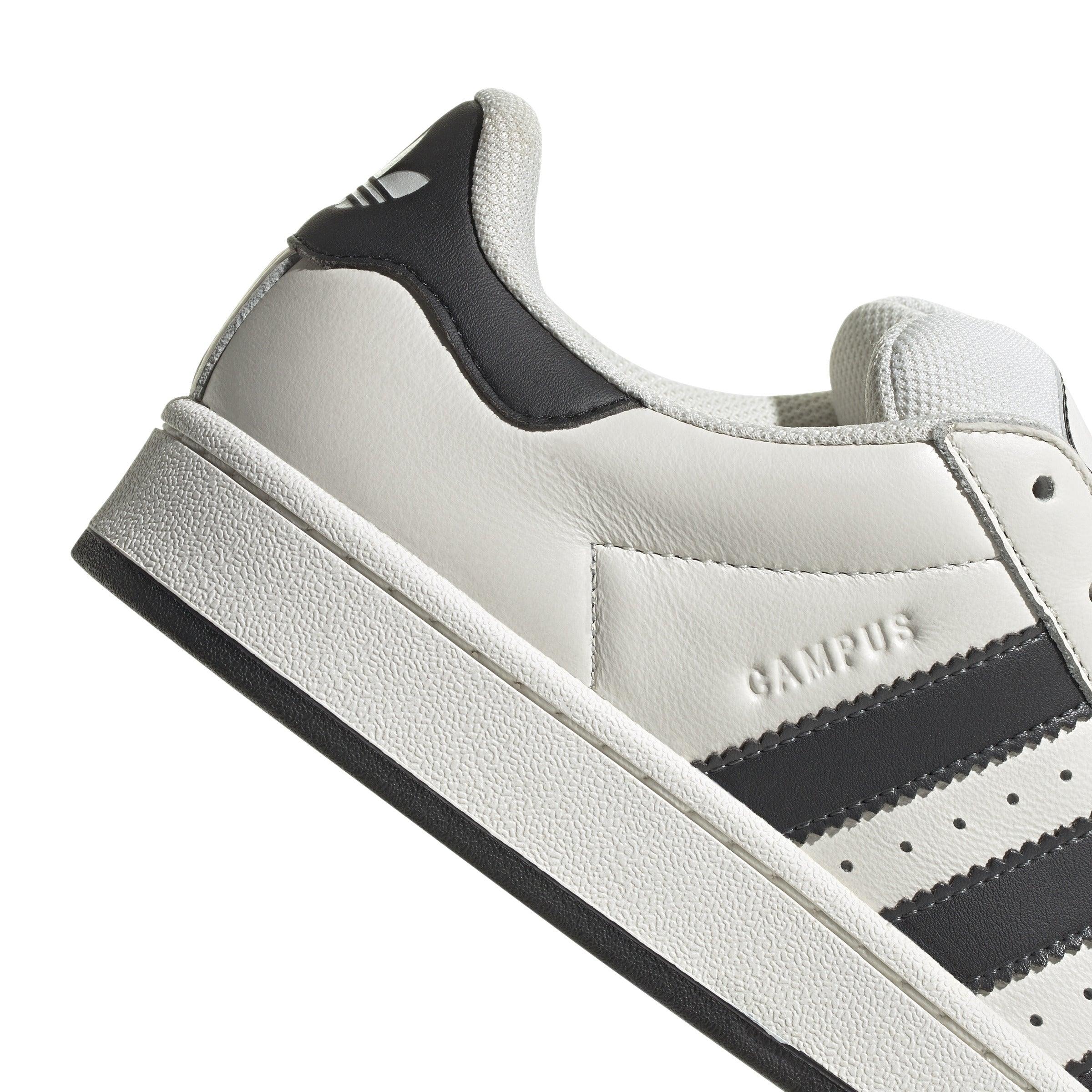 Vintage 2000s Campus Style White and Black Sneakers - Trendy Retro Shoes for Casual Wear, Street Fashion & 90s Y2K Outfits