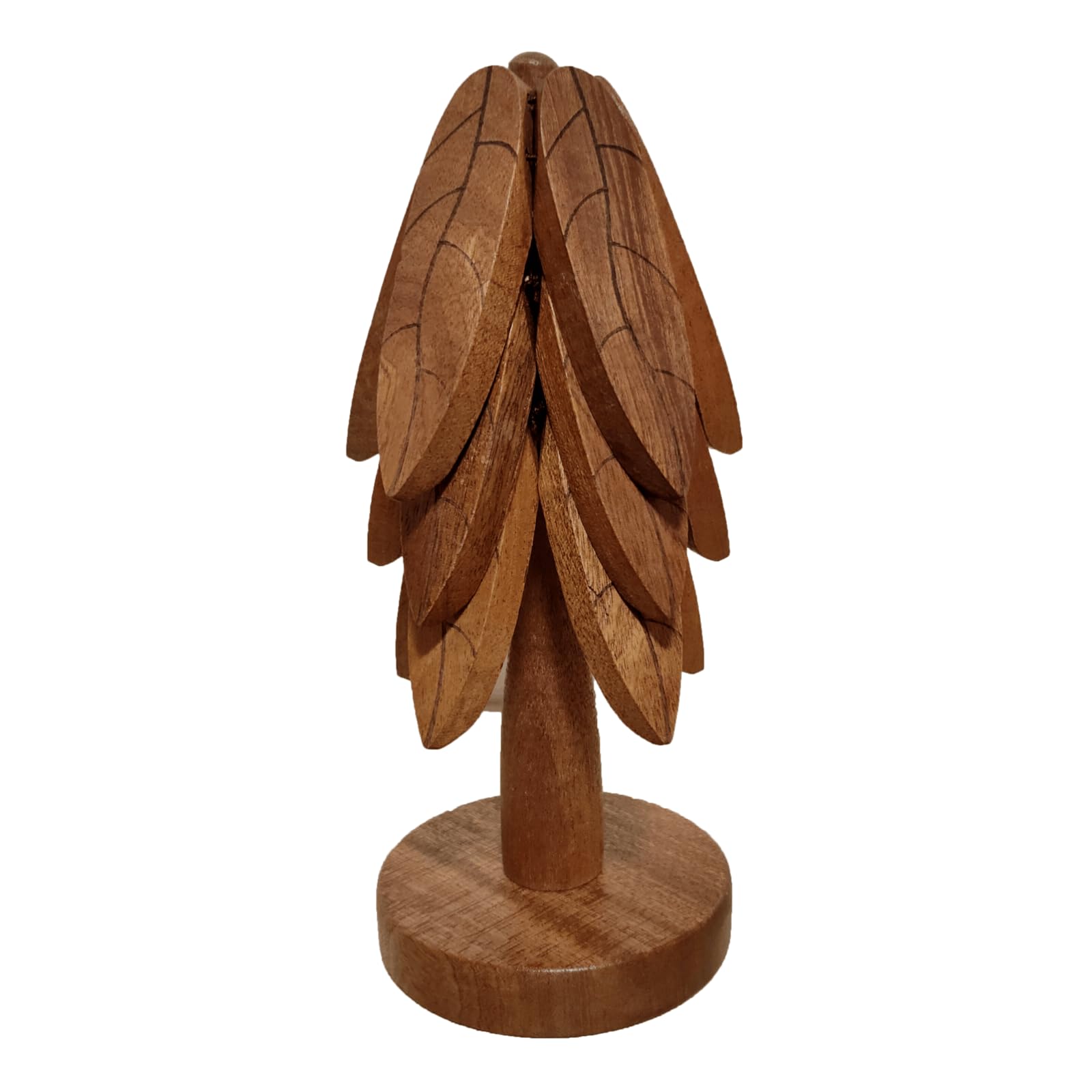 Heat-Resistant Wooden Trivet Set - 3pc Christmas Tree Coasters for Hot Pots & Dishes - Kitchen & Dining Decor