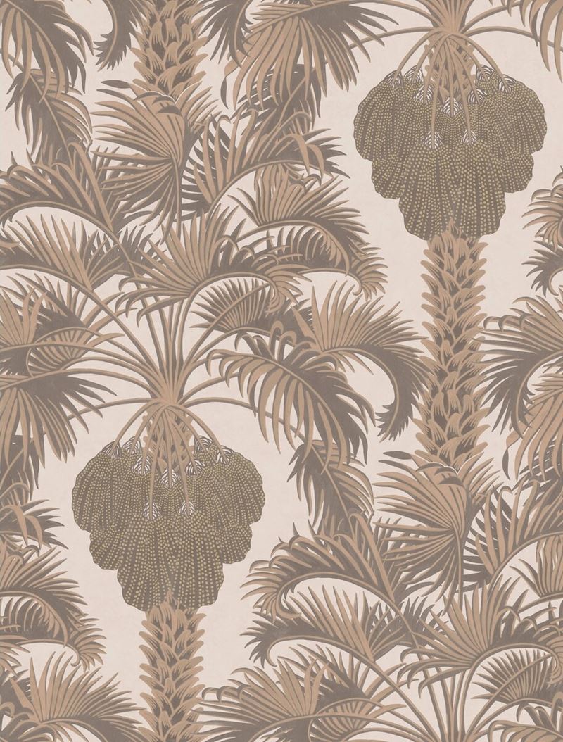 Cole and Son Hollywood Palm Wallpaper - Rose Gold Luxury Peel and Stick Wallpaper for Living Room, Bedroom, Office Decor
