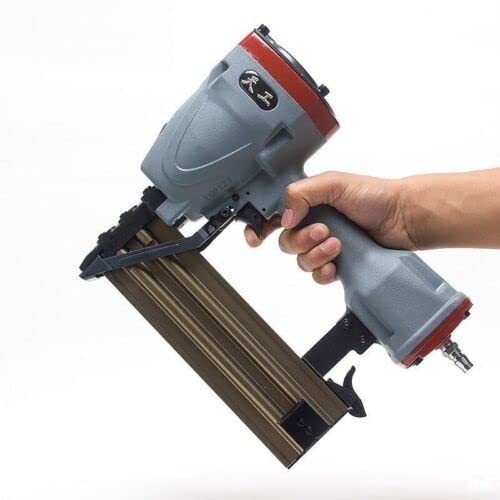 Pneumatic Steel Nail Gun - Heavy Duty ST64 Cement Nail Gun for Concrete, Wood & Metal | Perfect for Construction, Roofing & Framing Projects