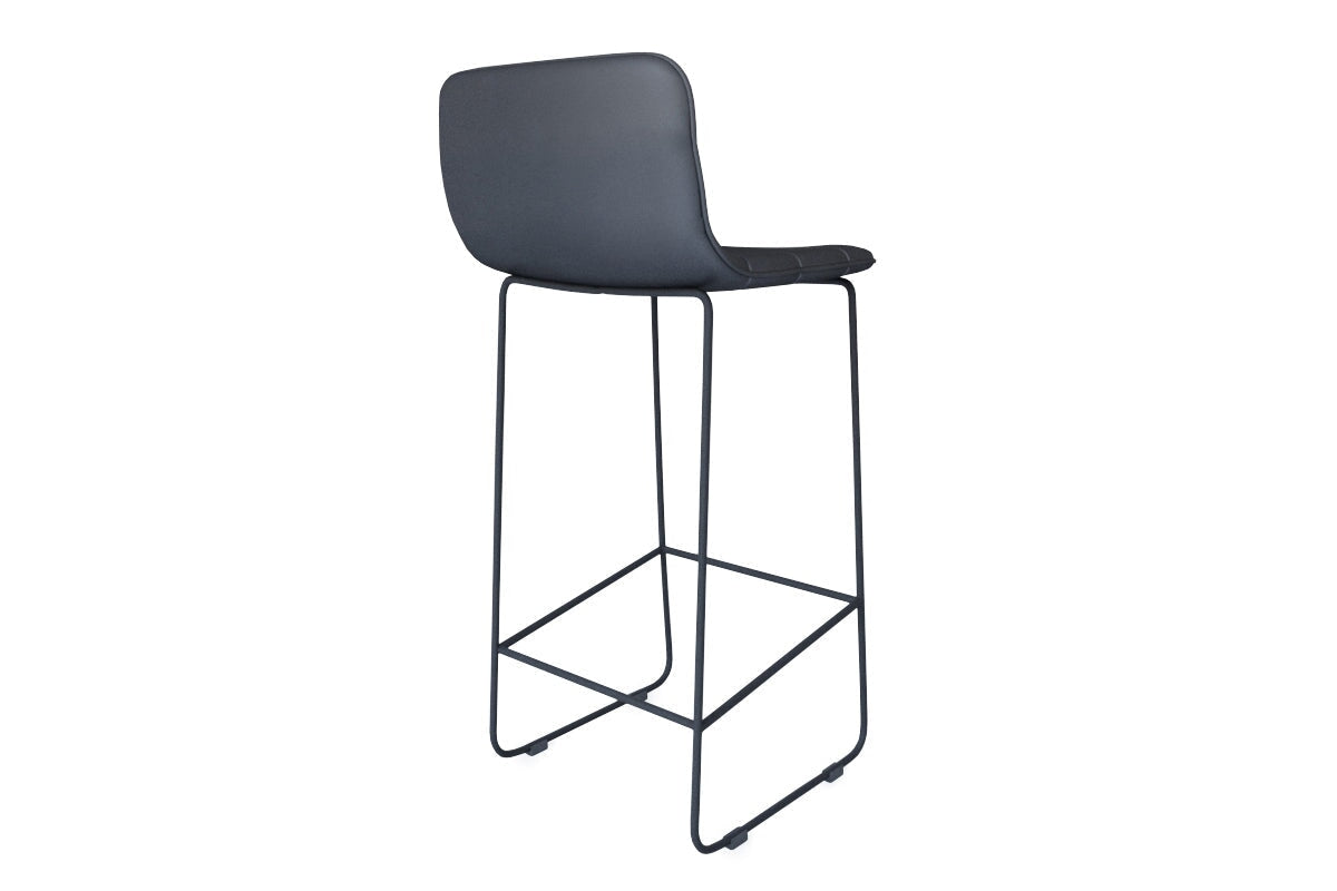 Lark Counter Stool with Sled Base - 28.7 Inch Bar Height Stool for Kitchen Island, Breakfast Bar & Home Decor - Modern Dining Stool with Comfortable Seat Height