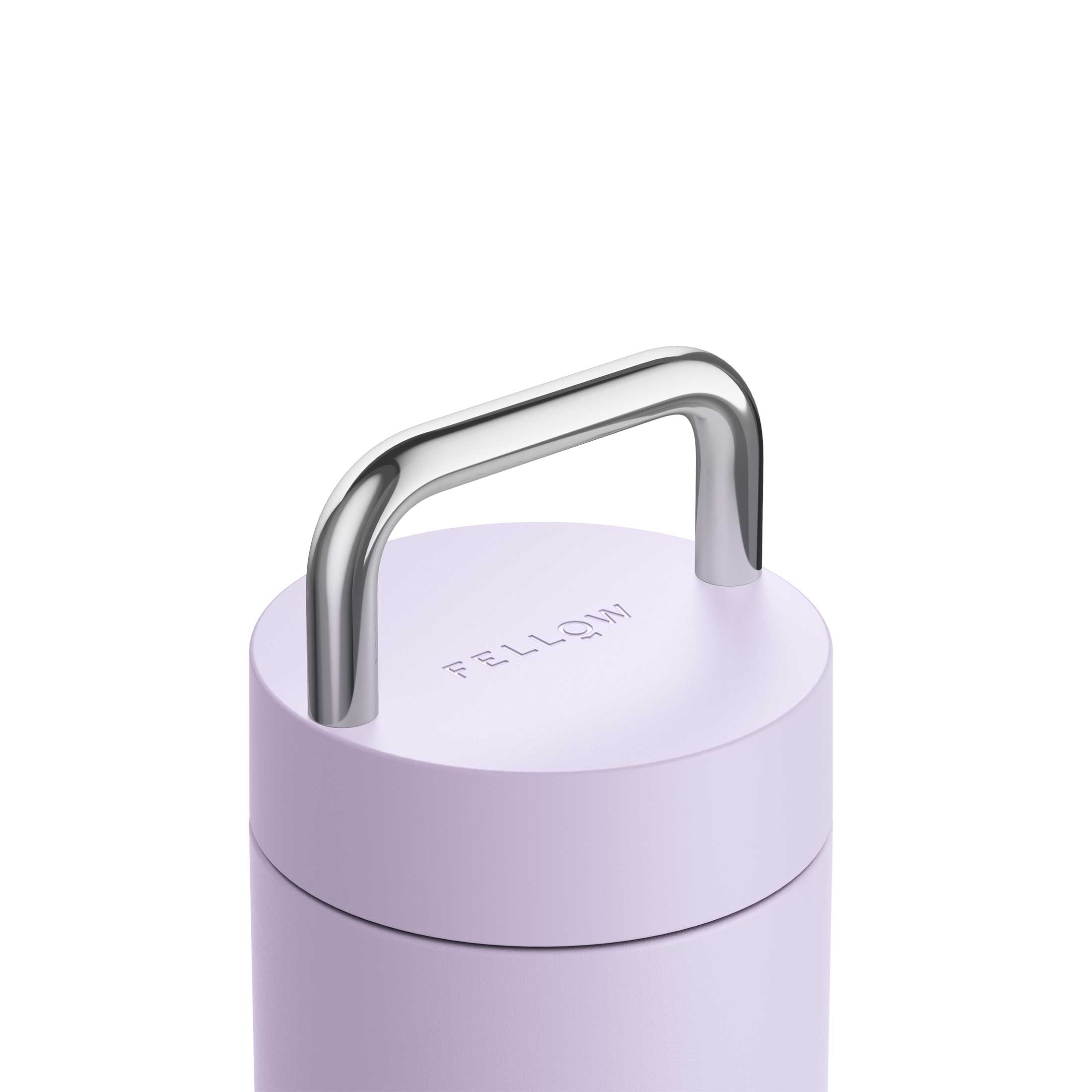 Fellow Carter Carry 20oz Insulated Water Bottle - Peri Twinkle | Leakproof Stainless Steel Travel Mug for Coffee & Tea | Perfect for Office, Gym & Outdoor Adventures