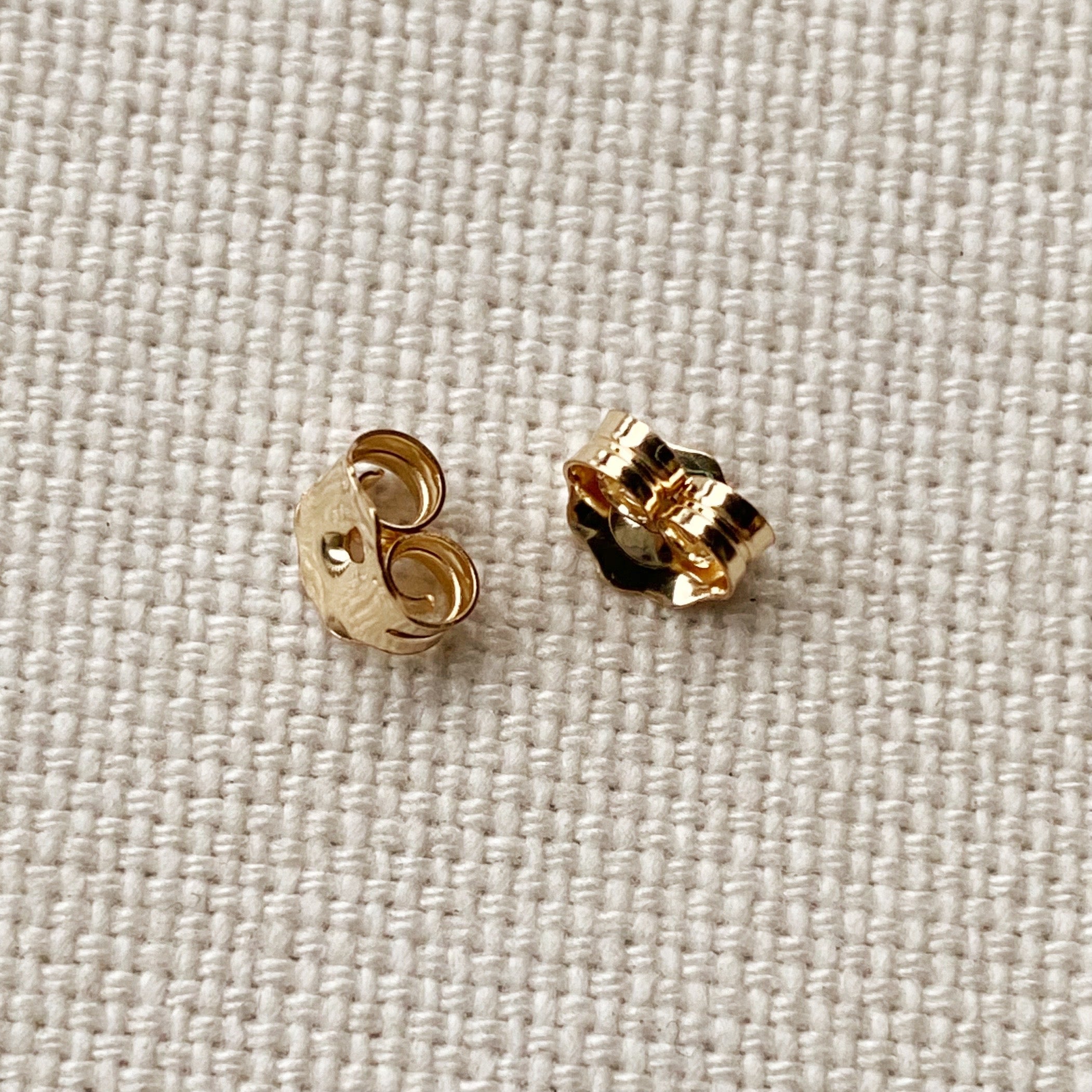 14K Gold Filled Earring Backs - Secure & Comfortable Earring Stoppers for Studs and Hoops | Perfect for Everyday Wear, Special Occasions & Sensitive Ears