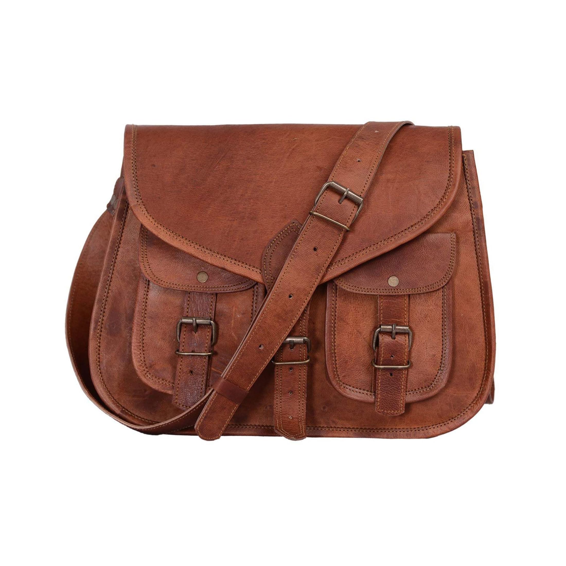 Genuine Leather Crossbody Shoulder Bag for Women - Stylish Tote & Travel Purse - Perfect for Work, Shopping & Daily Use