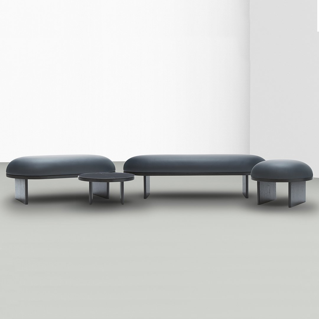 Pereira & Fukusada Anza Upholstered Pouf - Stylish Footrest & Ottoman for Living Room, Bedroom, or Office - Perfect for Relaxing & Extra Seating