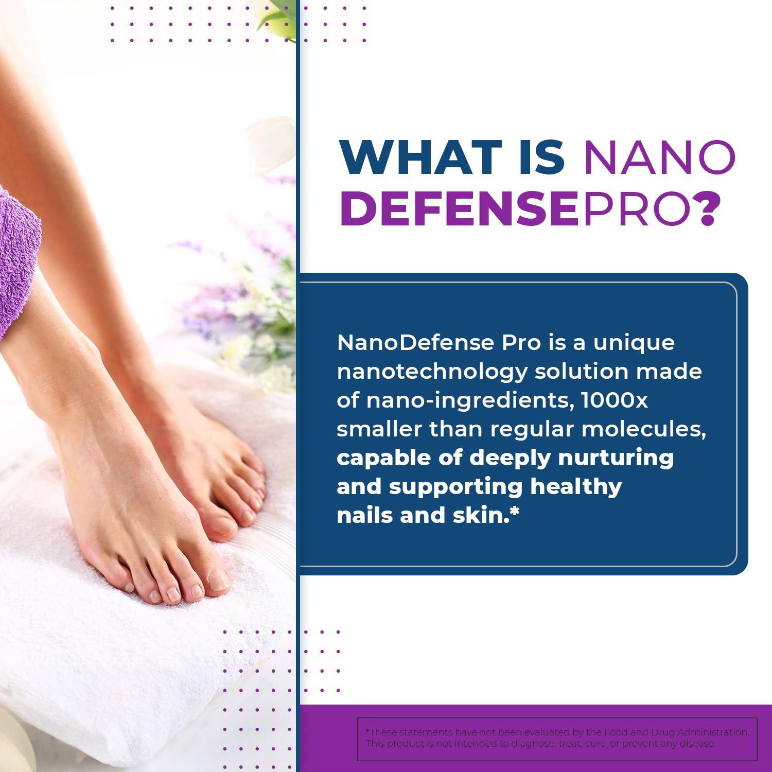 NanoDefense Pro Extra Strength Toenail Treatment Drops - 100% Natural Nail Repair Solution for Healthy Skin & Nails - Original Formula - 1 Month Supply - Perfect for Fungal Infections & Daily Nail Care
