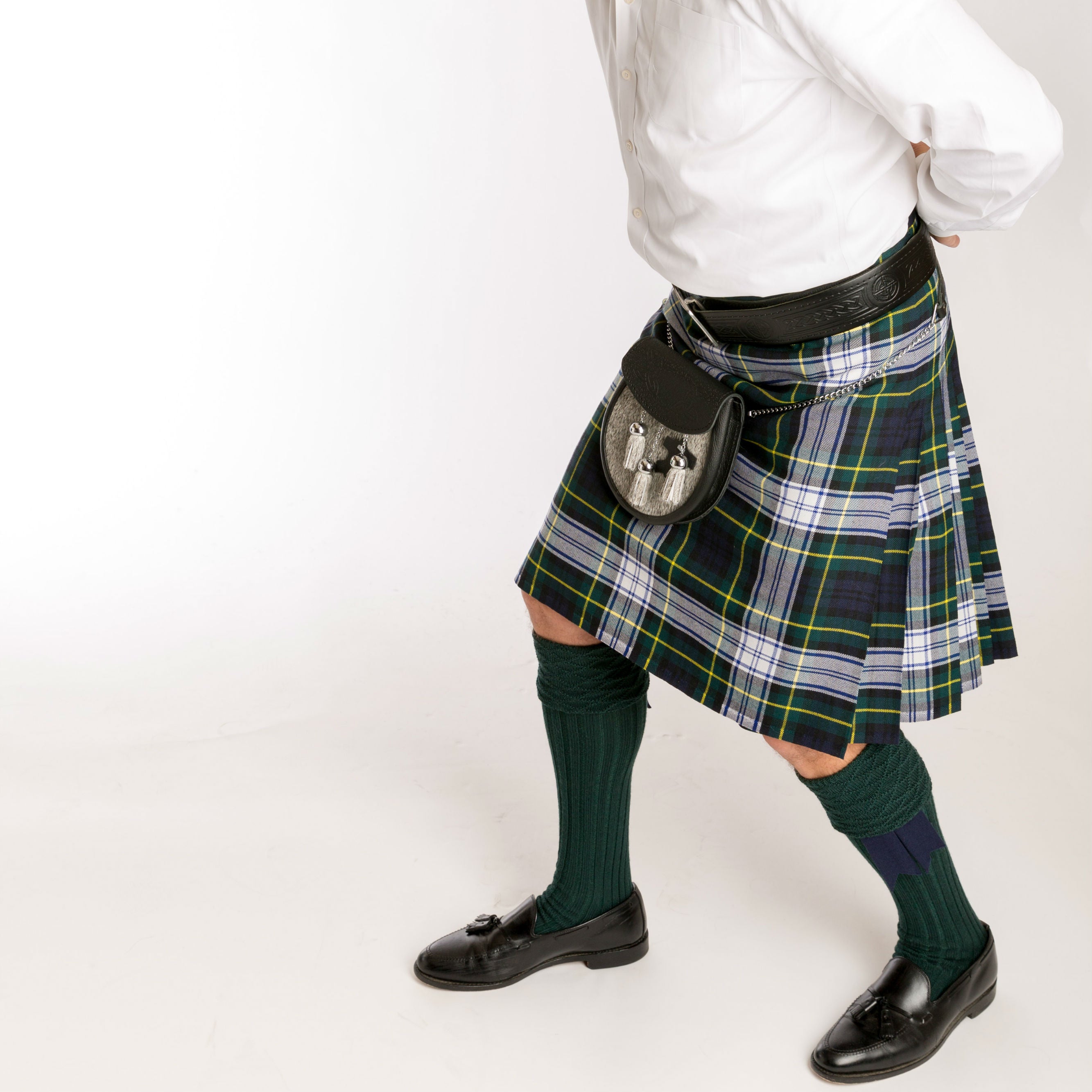 Men's Casual Kilt - Traditional Scottish Utility Kilt for Men | Perfect for Highland Games, Weddings & Outdoor Activities