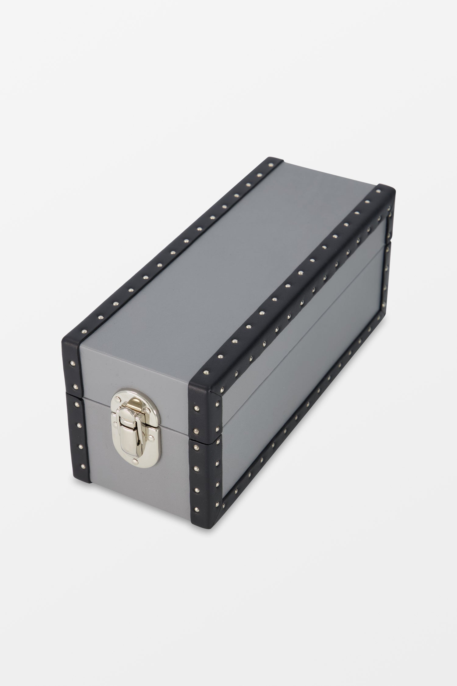 Luxury Grey Kensington Two Watch Box - Premium Leather Watch Storage Case for Men & Women - Perfect for Travel, Home Display & Gift Giving