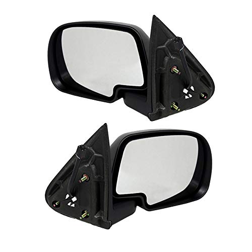 RAREELECTRICAL Replacement Door Mirror Pair for 1999-2000 GMC Sierra 2500 - Compatible with Part Numbers 15179829, 15179830 & GM1320173 - Perfect for Truck Restoration & Off-Road Upgrades