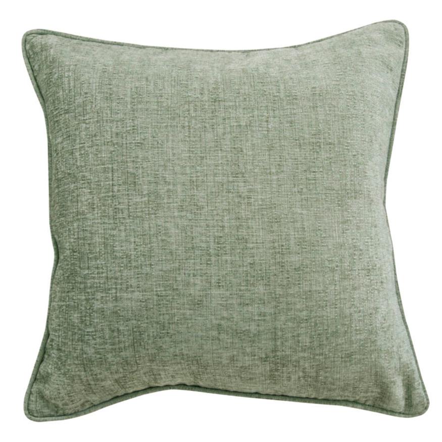 Amberley Sage Green Cushion Cover - Soft Decorative Pillow Case for Sofa, Bed, Chair - Home Decor & Living Room Accessories