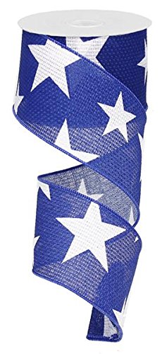 Star Wired Edge Ribbon 2.5