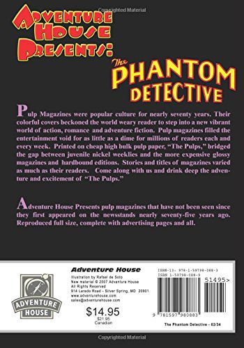 Phantom Detective - Adventure House Presents: Mystery & Suspense Novel for Thriller Lovers | Perfect for Book Clubs & Late-Night Reading