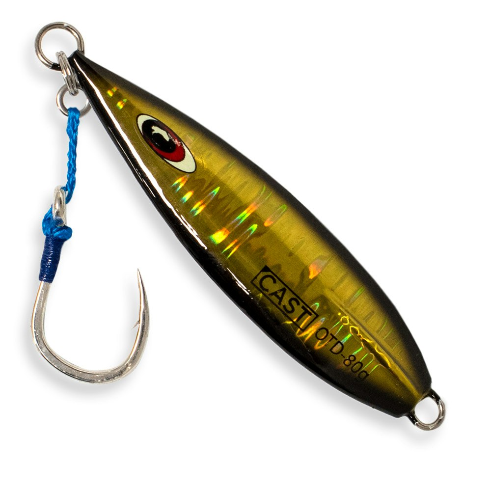 80g Slow Pitch Jig for Saltwater Fishing - Perfect for Deep Drop Fishing & Bottom Fishing Techniques
