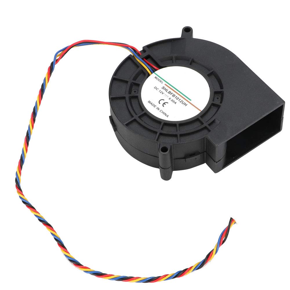 Andraw 12V High-Powered Exhaust Cooling Fan with Easy Installation Grill - Perfect for BBQ Grills, Outdoor Cooking, and Ventilation Systems