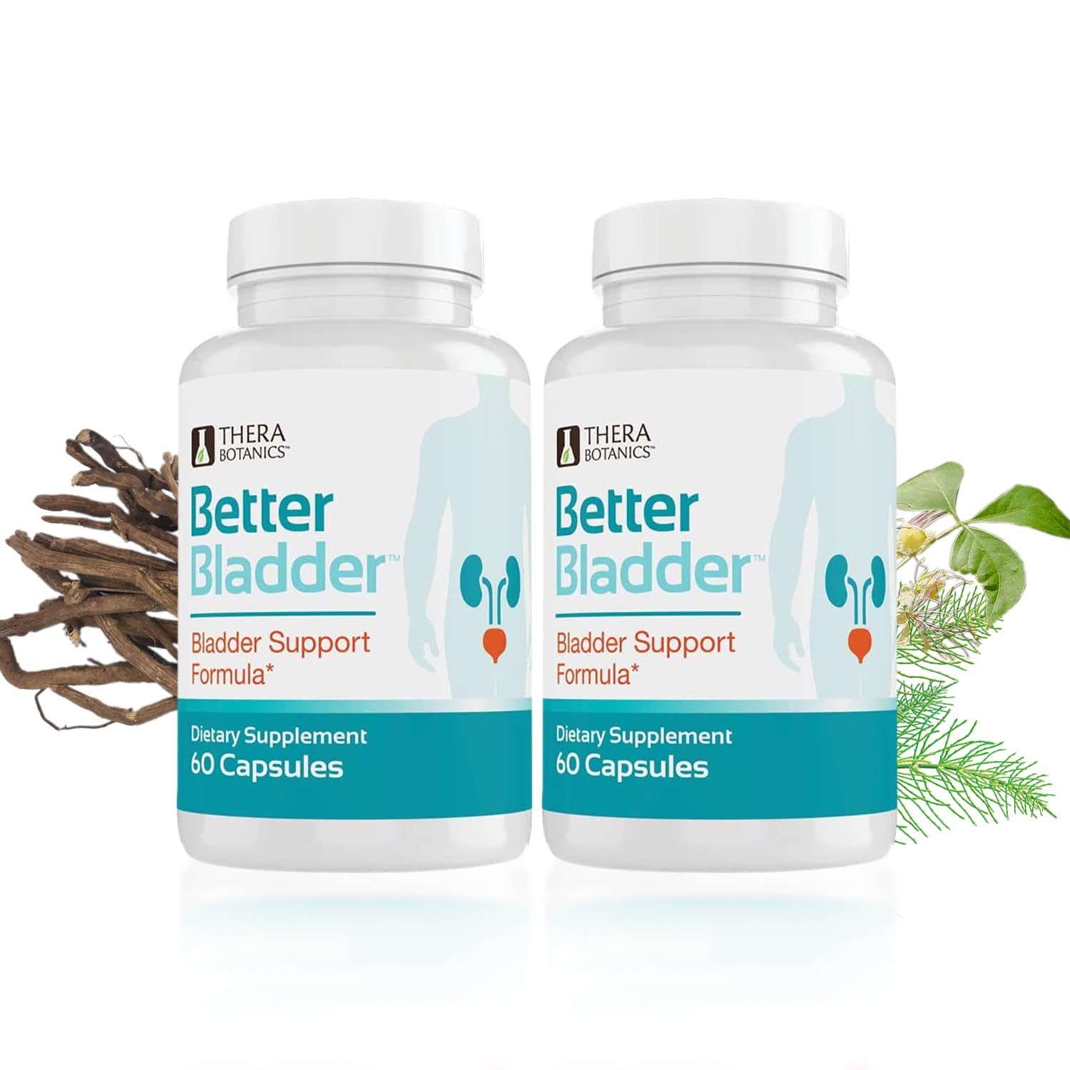 Bladder Control Supplement for Women & Men – Natural Support for Urinary Leaks, Frequency & Urgency Relief – 120 Capsules (2 Bottles) – Ideal for Active Lifestyle & Nighttime Comfort